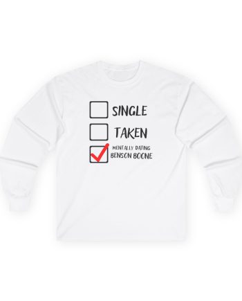 Benson Boone Mentally Dating Unisex Ultra Cotton Long Sleeve Tee
