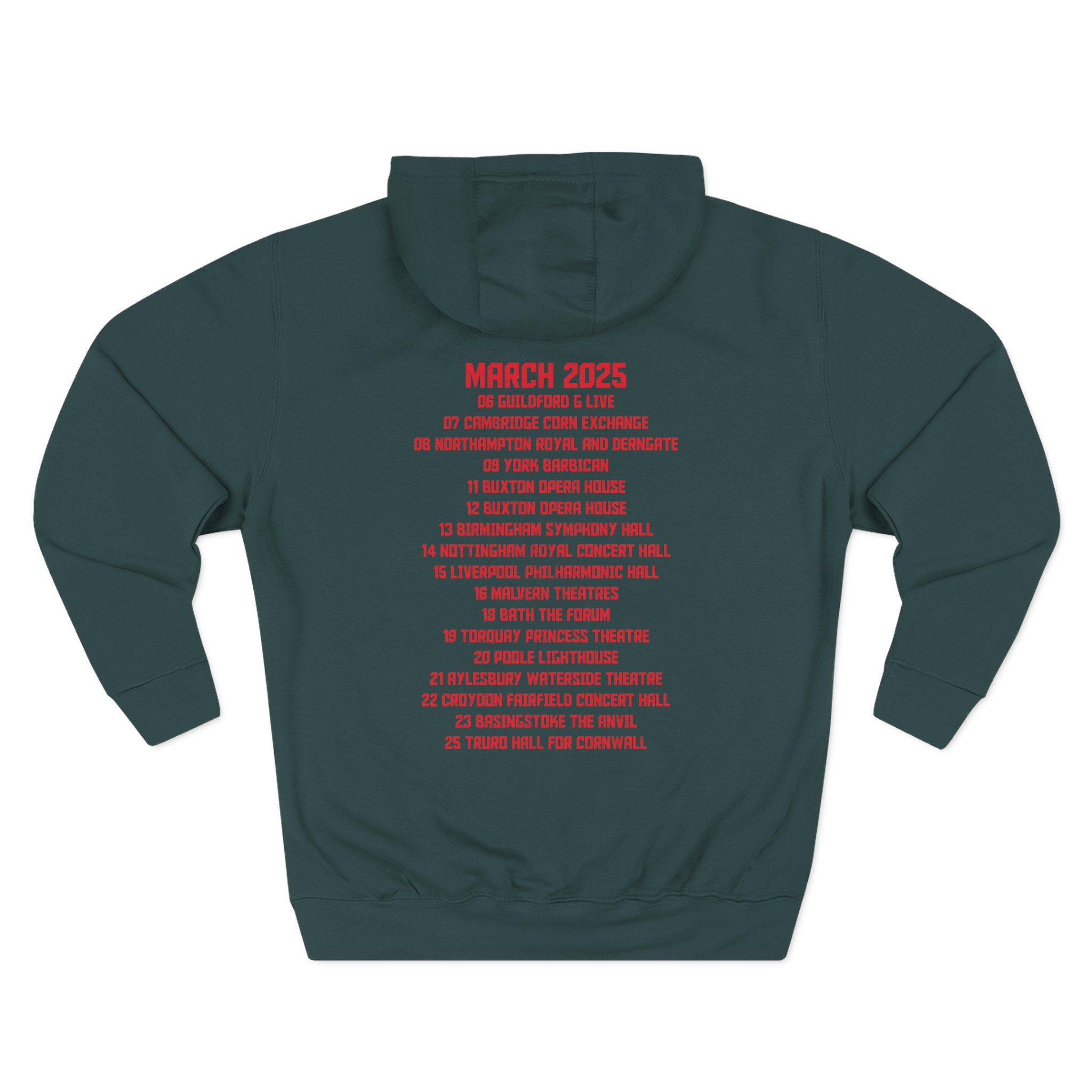 Levellers 2025 March We the Collective Tour Three-Panel Fleece Hoodie - Image 6