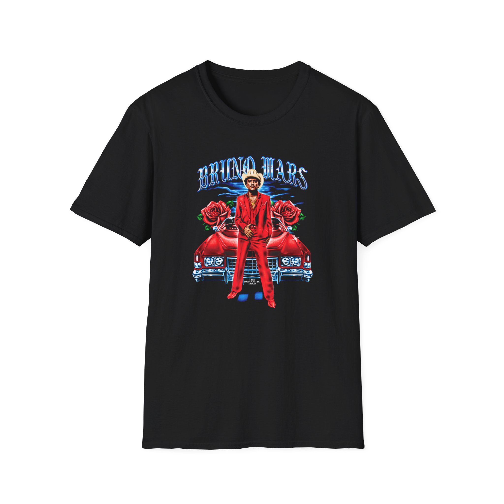 Bruno Mars Tampa the Romantic Unisex Softstyle T-Shirt