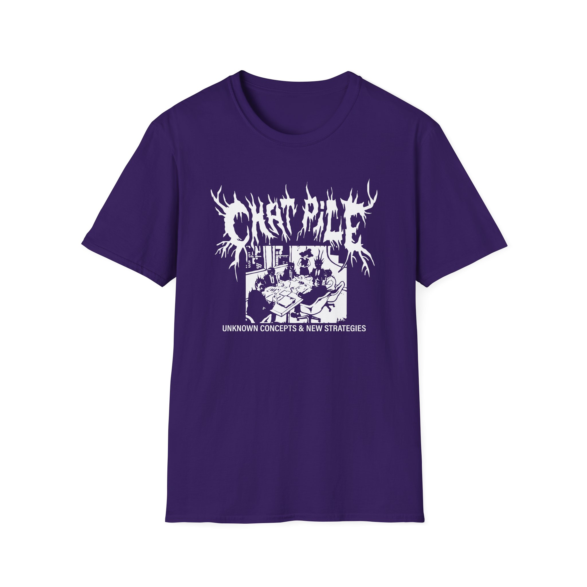 Chat Pile Show Poster Los Angeles Unisex Softstyle T-shirt - Image 17