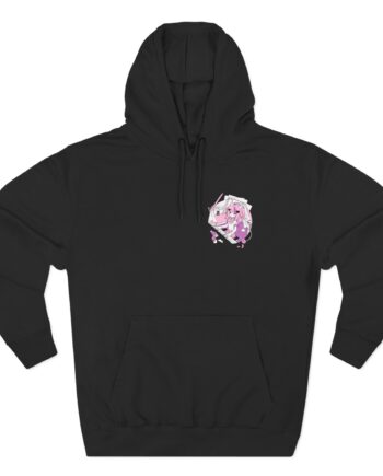 Ironmouse Anime Three-Panel Fleece Hoodie