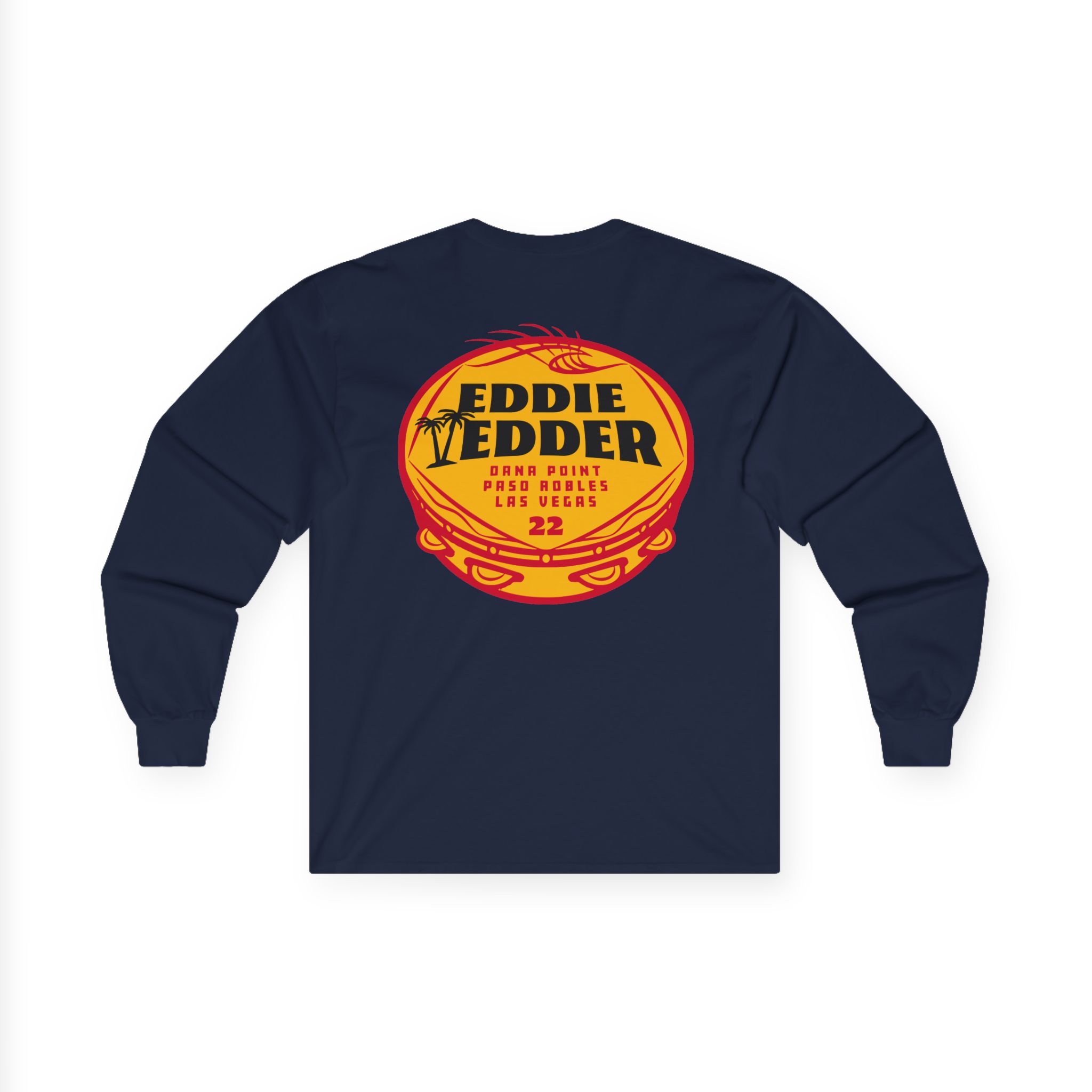 Eddie Vedder Tambourine Unisex Ultra Cotton Long Sleeve Tee - Image 8