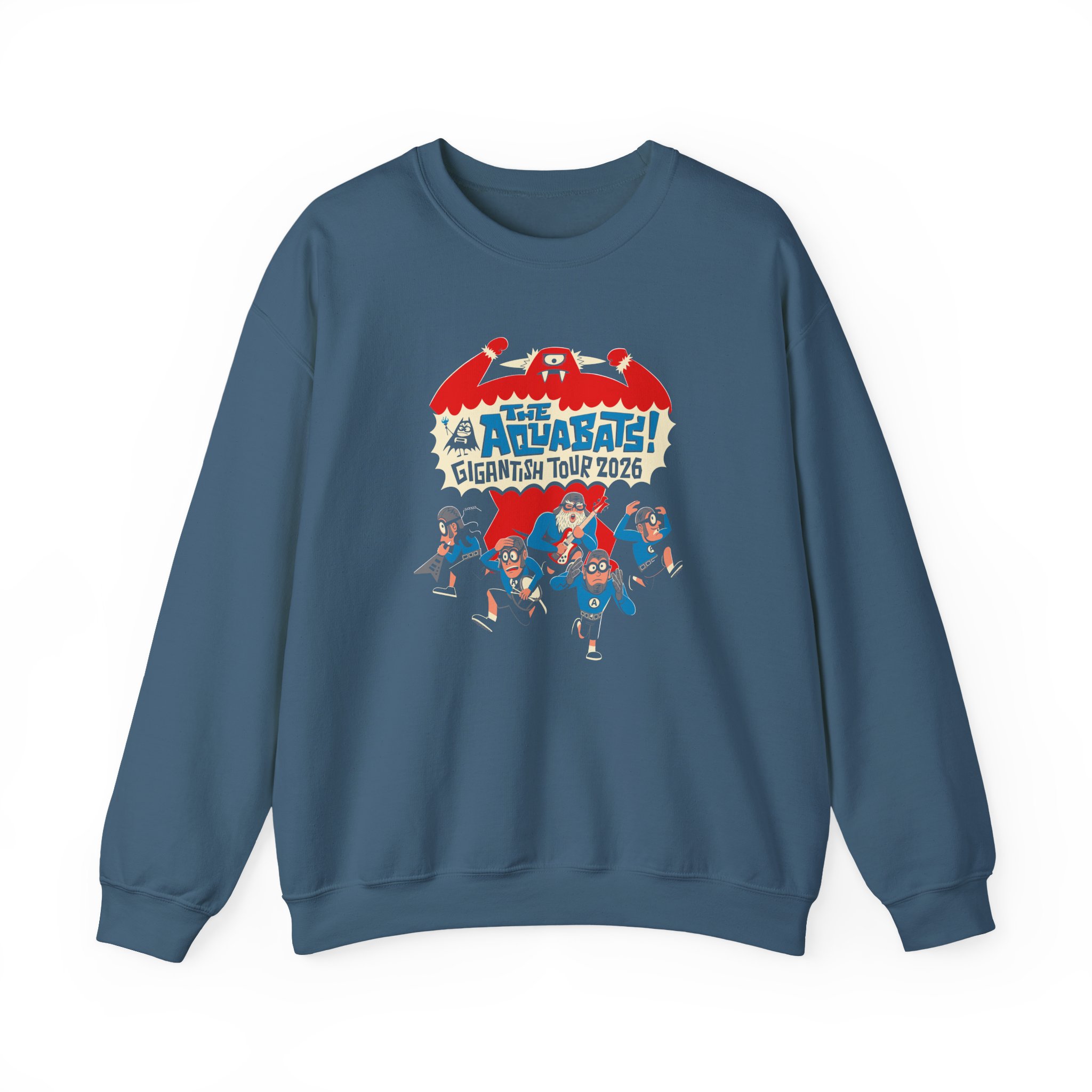 The Aquabats Gigantish Unisex Heavy Blend™ Crewneck Sweatshirt - Image 7