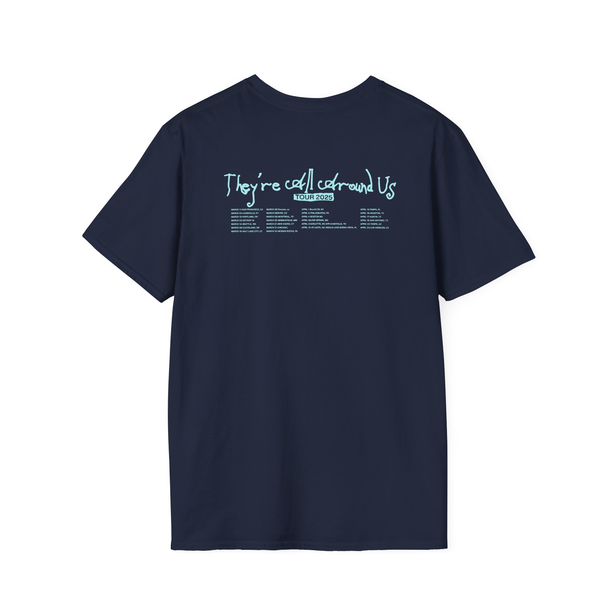 Poppy They Are All Around Us Tour Unisex Softstyle T-Shirt - Image 8