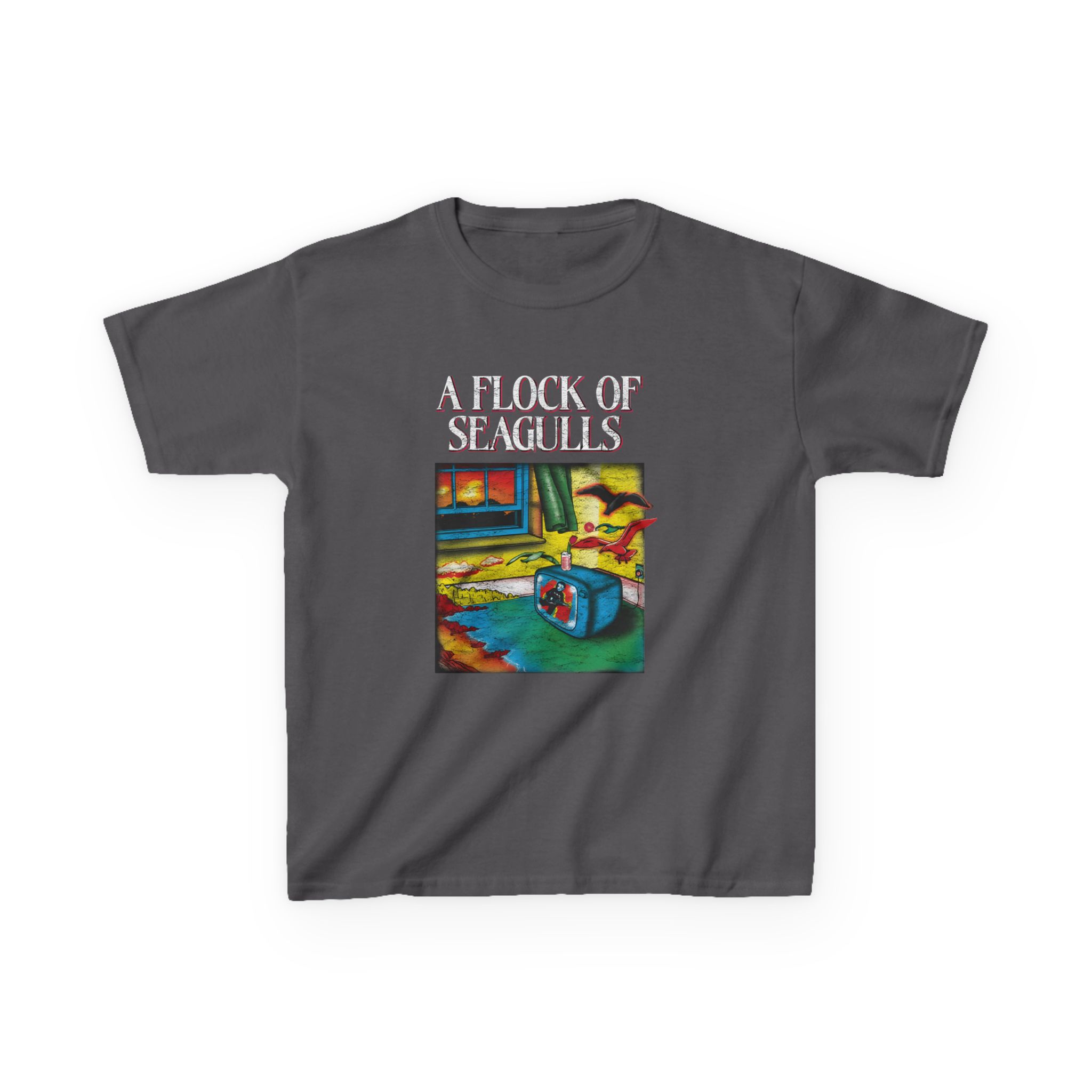 A Flock of Seagulls I Ran Tour Kids Heavy Cotton™ Tee - Image 7