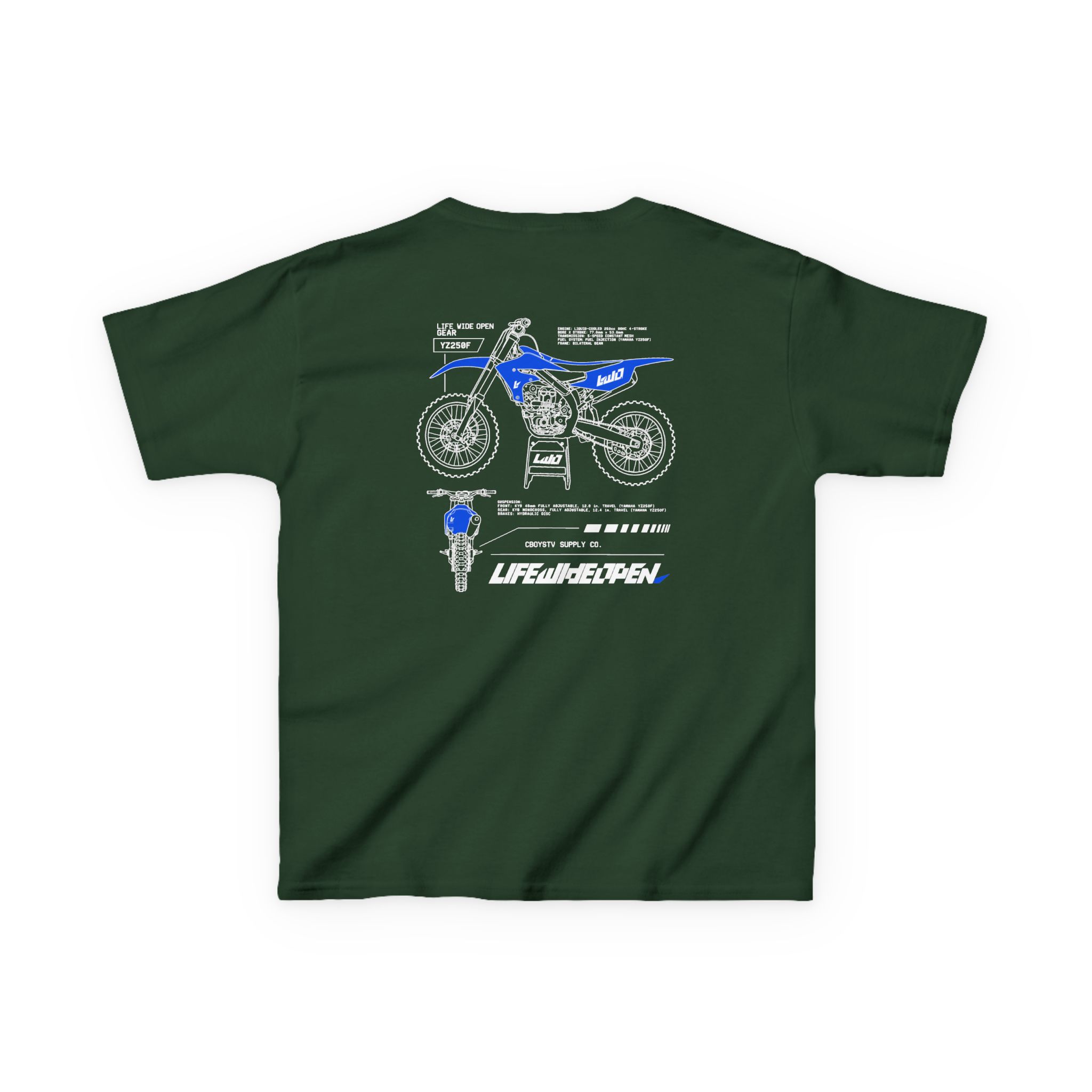 Kids Cboystv Yamaha Spec Heavy Cotton™ Tee - Image 10