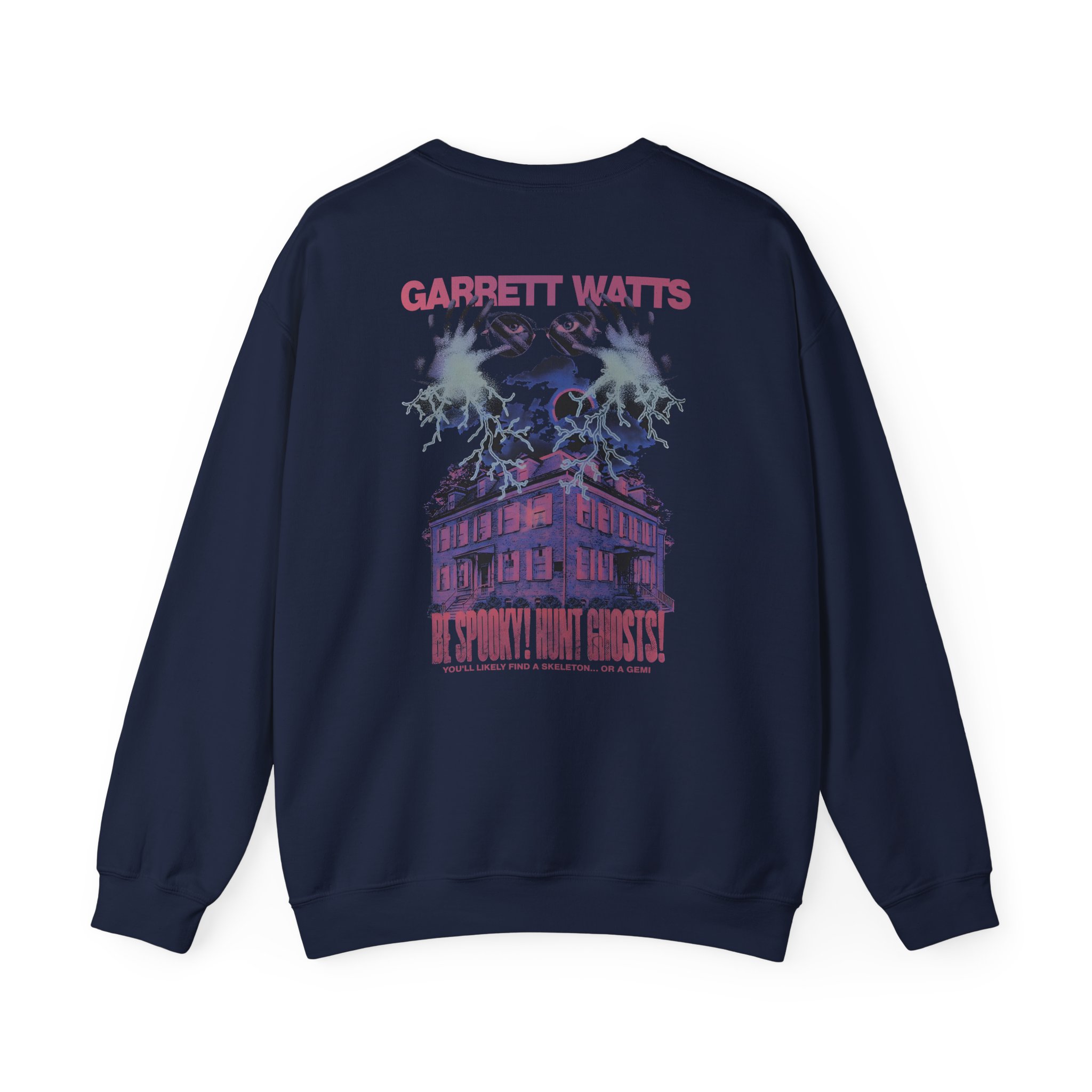 Garrett Watts Haunted Powers Unisex Heavy Blend™ Crewneck Sweatshirt - Image 4