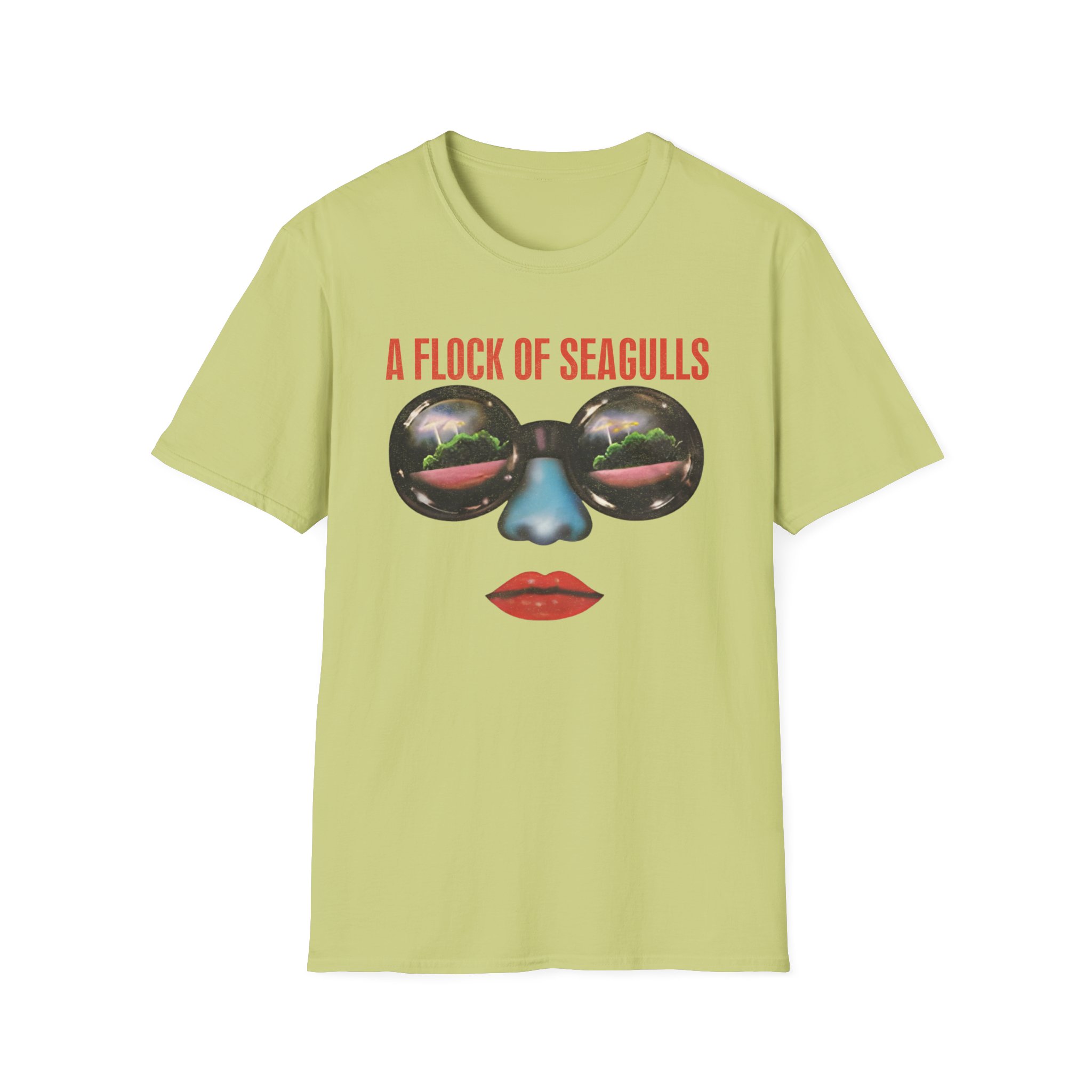 A Flock of Seagulls Us 1982 Tour Unisex Softstyle T-Shirt - Image 11