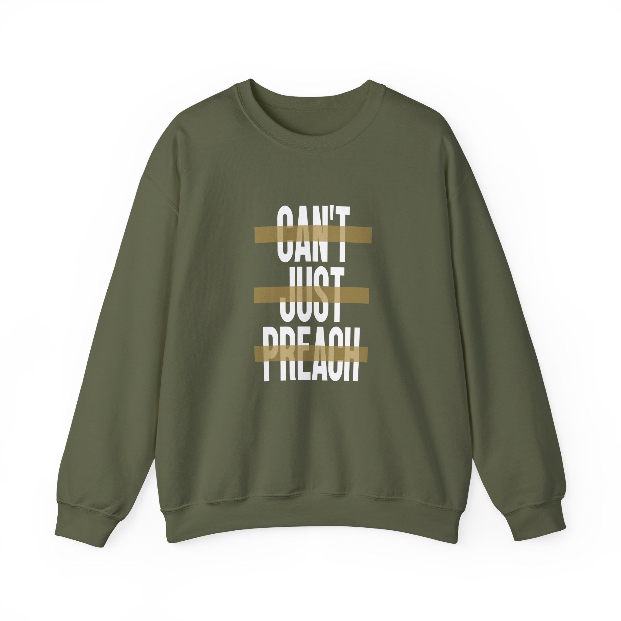 John Legend Can't Just Preach Unisex Heavy Blend™ Crewneck Sweatshirt - Image 9
