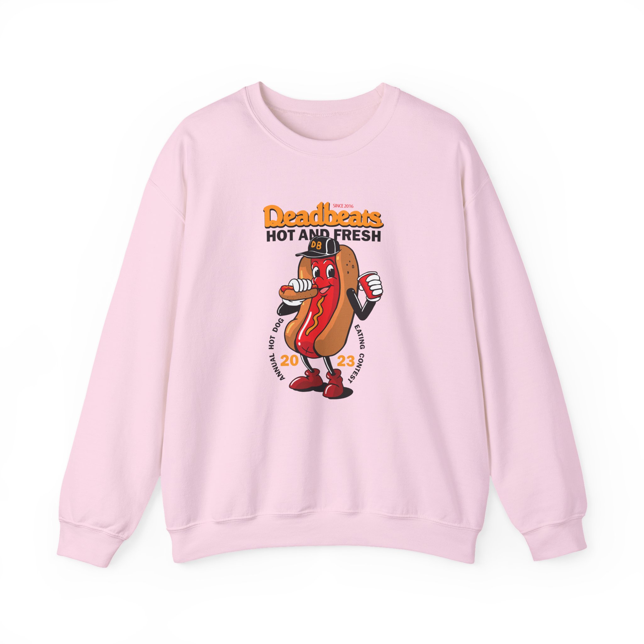 Deadbeats Jamboree Hot Dog Unisex Heavy Blend™ Crewneck Sweatshirt - Image 7