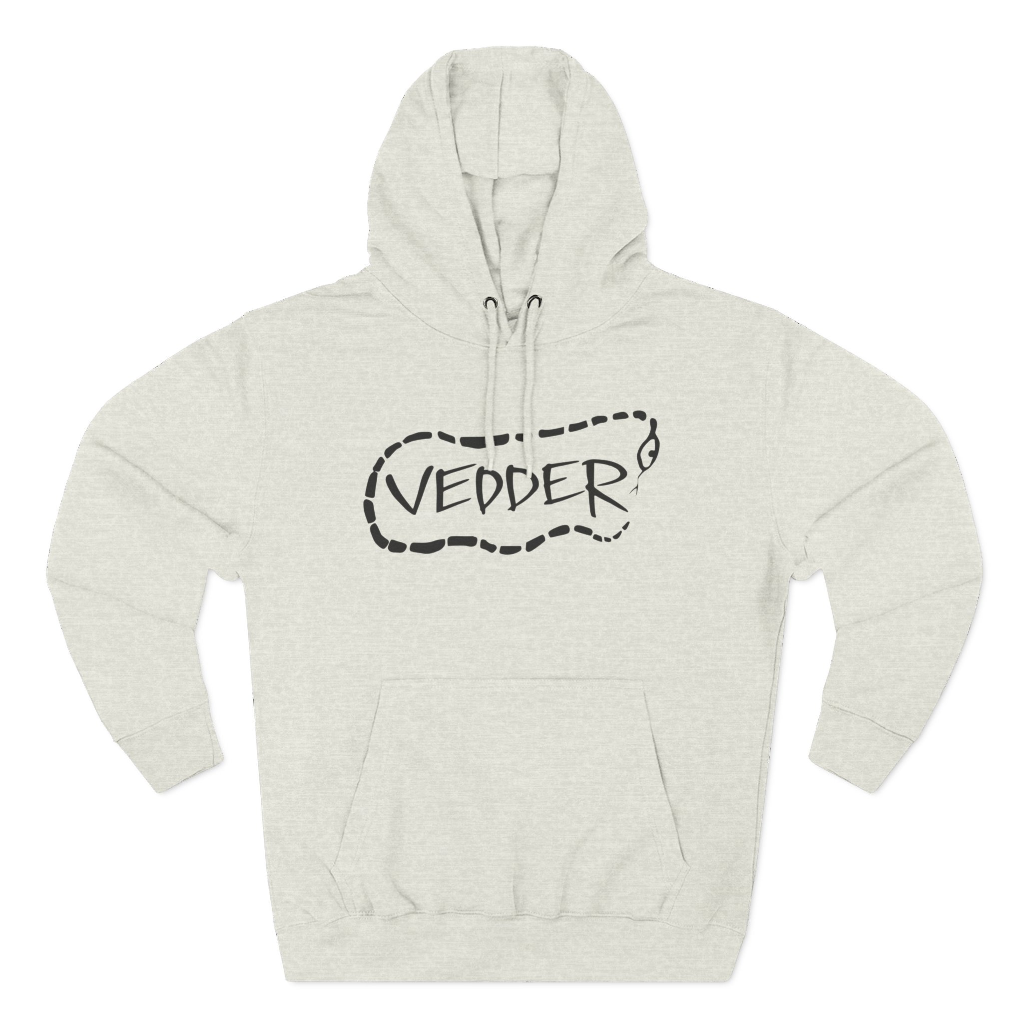Eddie Vedder Stencil Snake Three-Panel Fleece Hoodie - Image 7