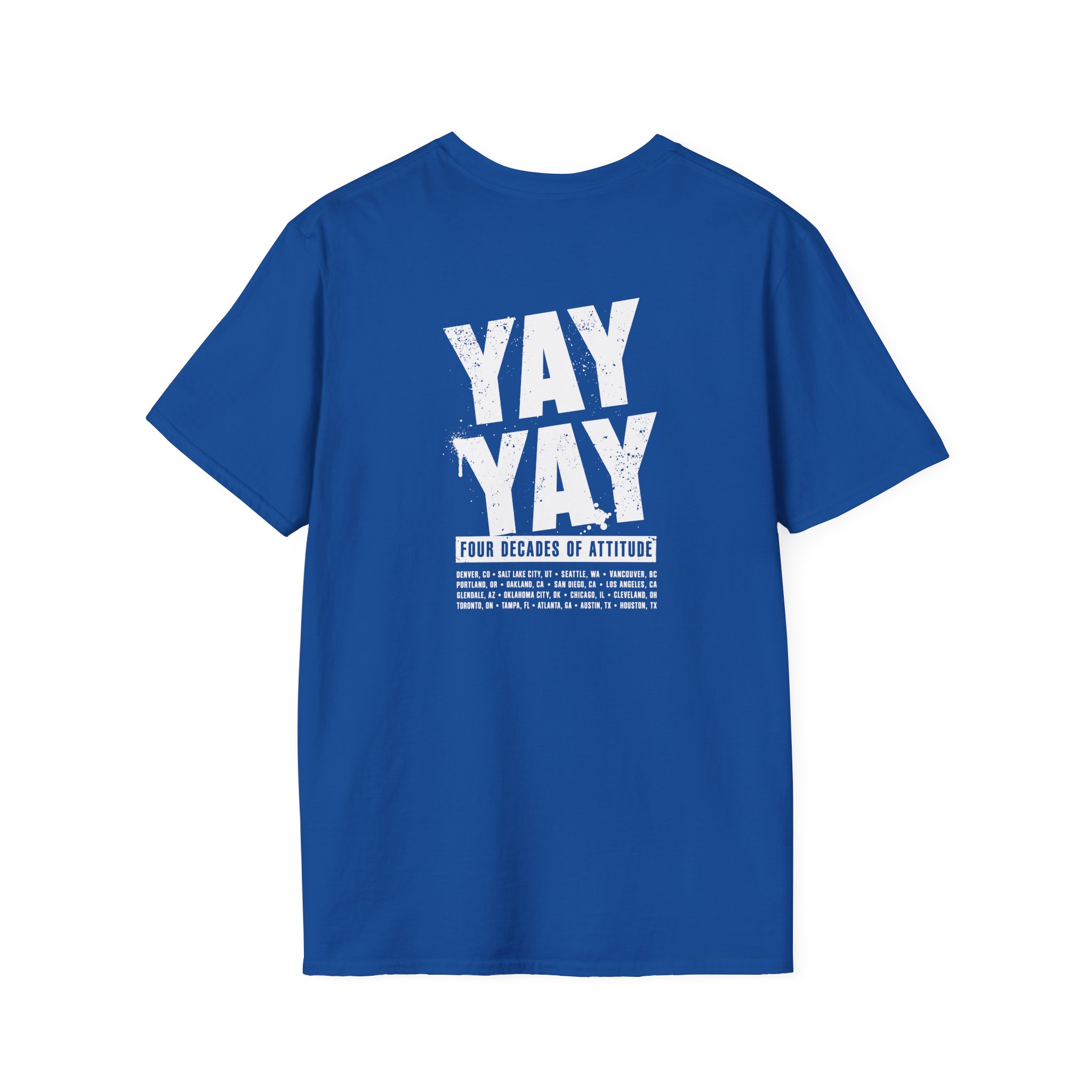 Ice Cube Yay Yay Tour Unisex Softstyle T-Shirt - Image 20