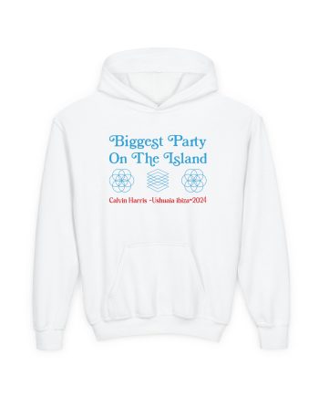 Youth Calvin Harris Ushuaia Higher Level Heavy Blend Hooded Sweatshirt