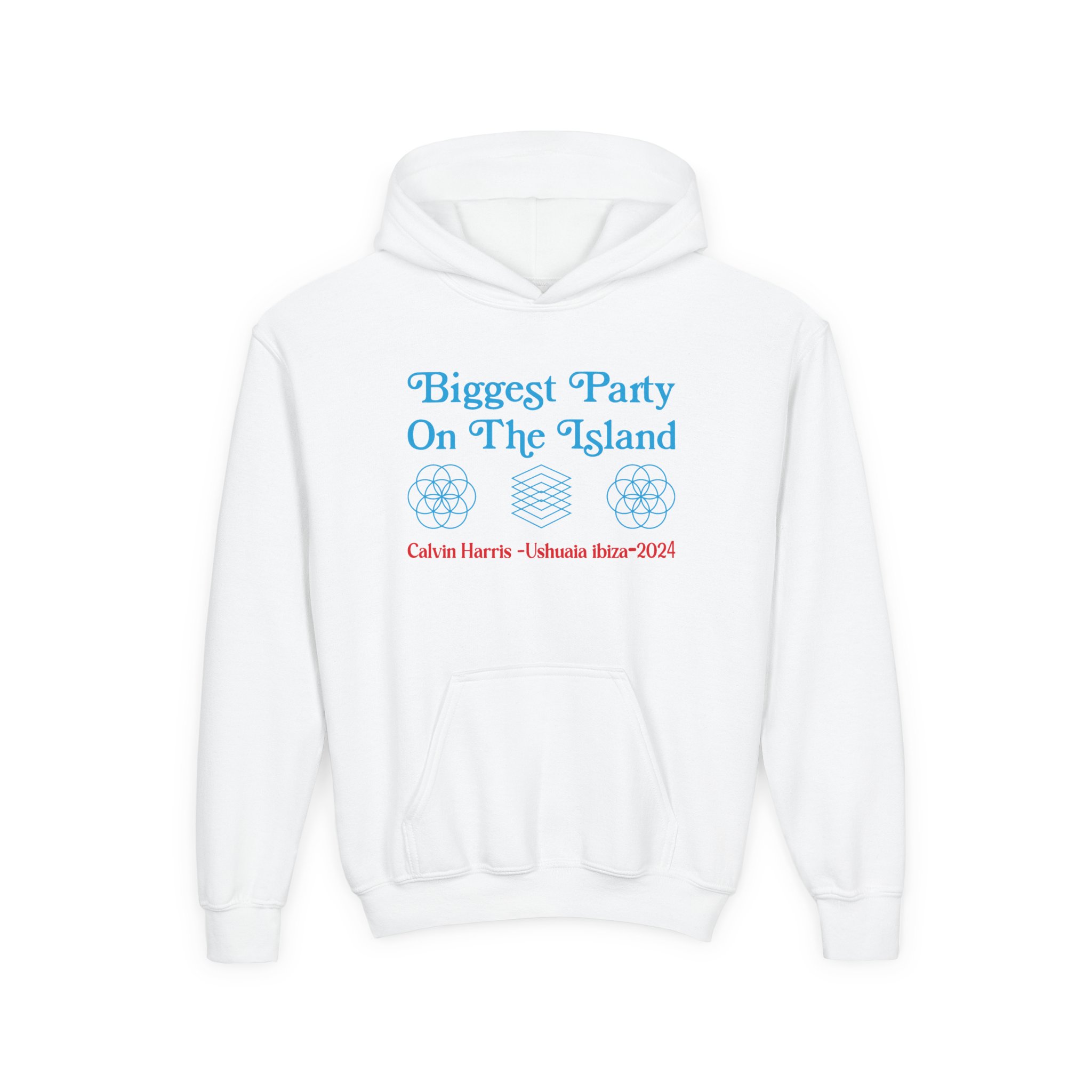 Youth Calvin Harris Ushuaia Higher Level Heavy Blend Hooded Sweatshirt