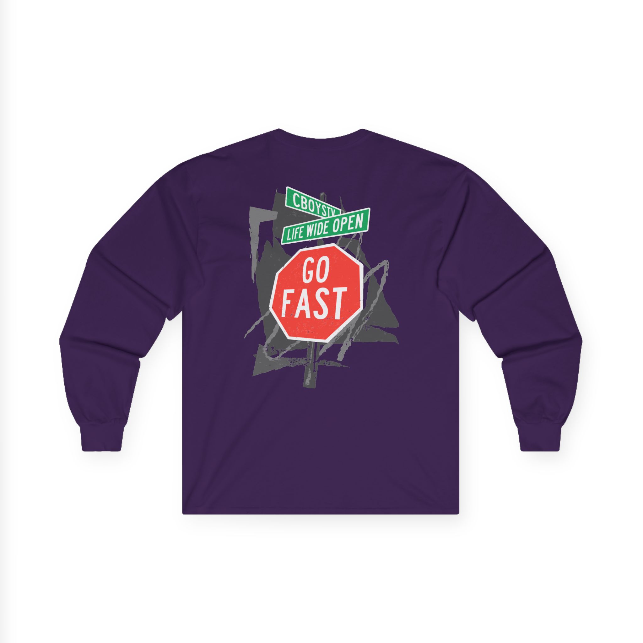 Cboystv Street Sign Unisex Ultra Cotton Long Sleeve Tee - Image 14