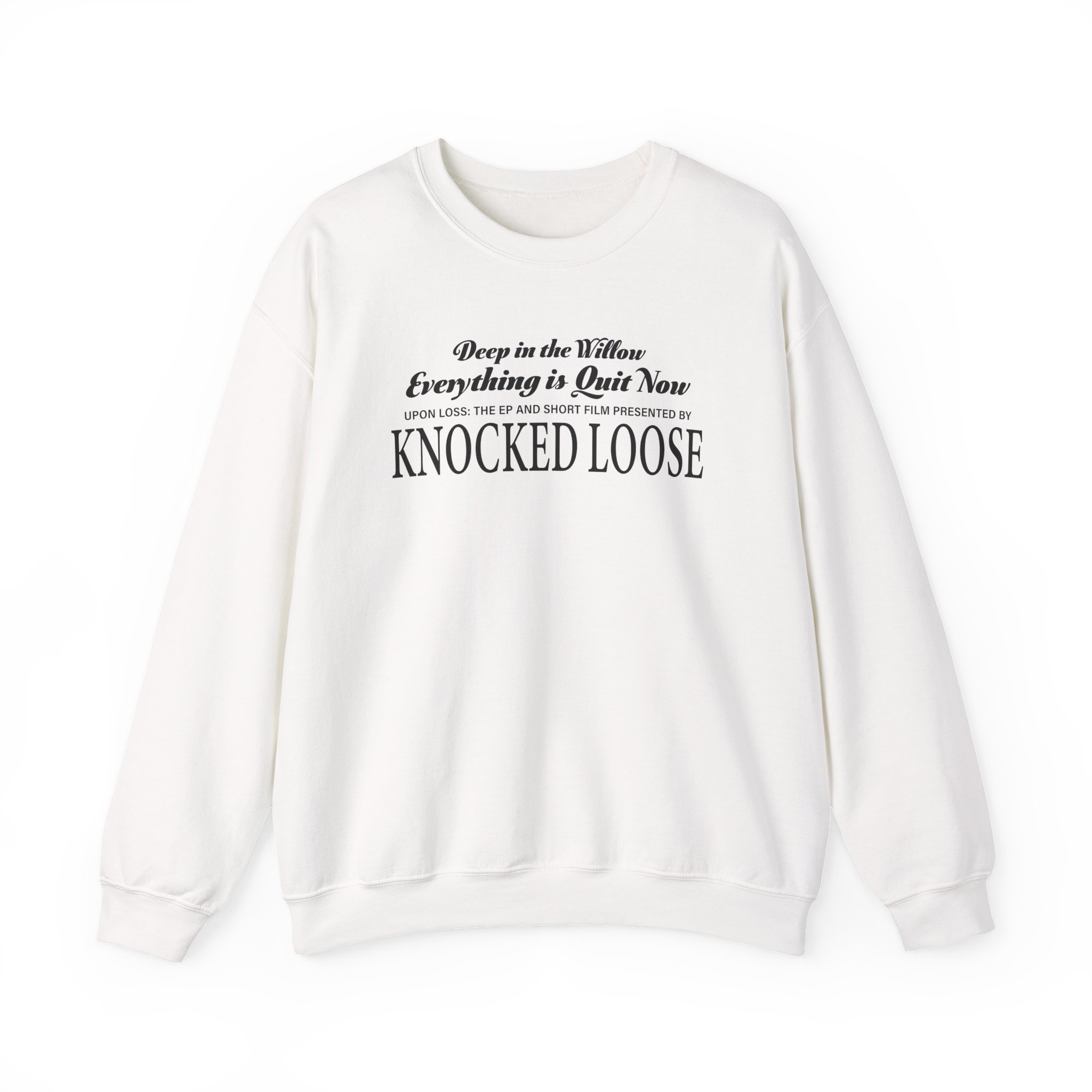 Knocked Loose Quiet Now Unisex Heavy Blend™ Crewneck Sweatshirt - Image 3