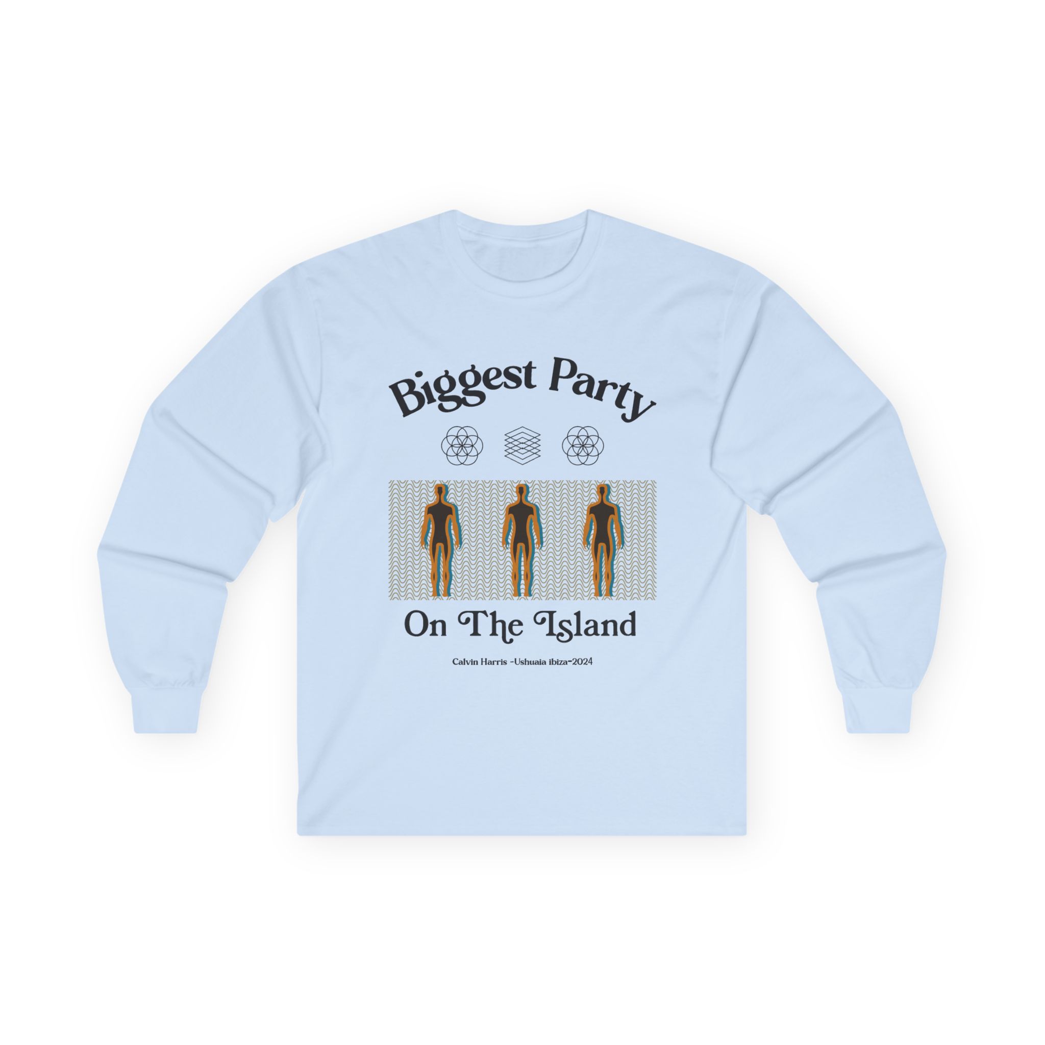 Calvin Harris Ushuaia Higher Island Party Unisex Ultra Cotton Long Sleeve Tee - Image 11