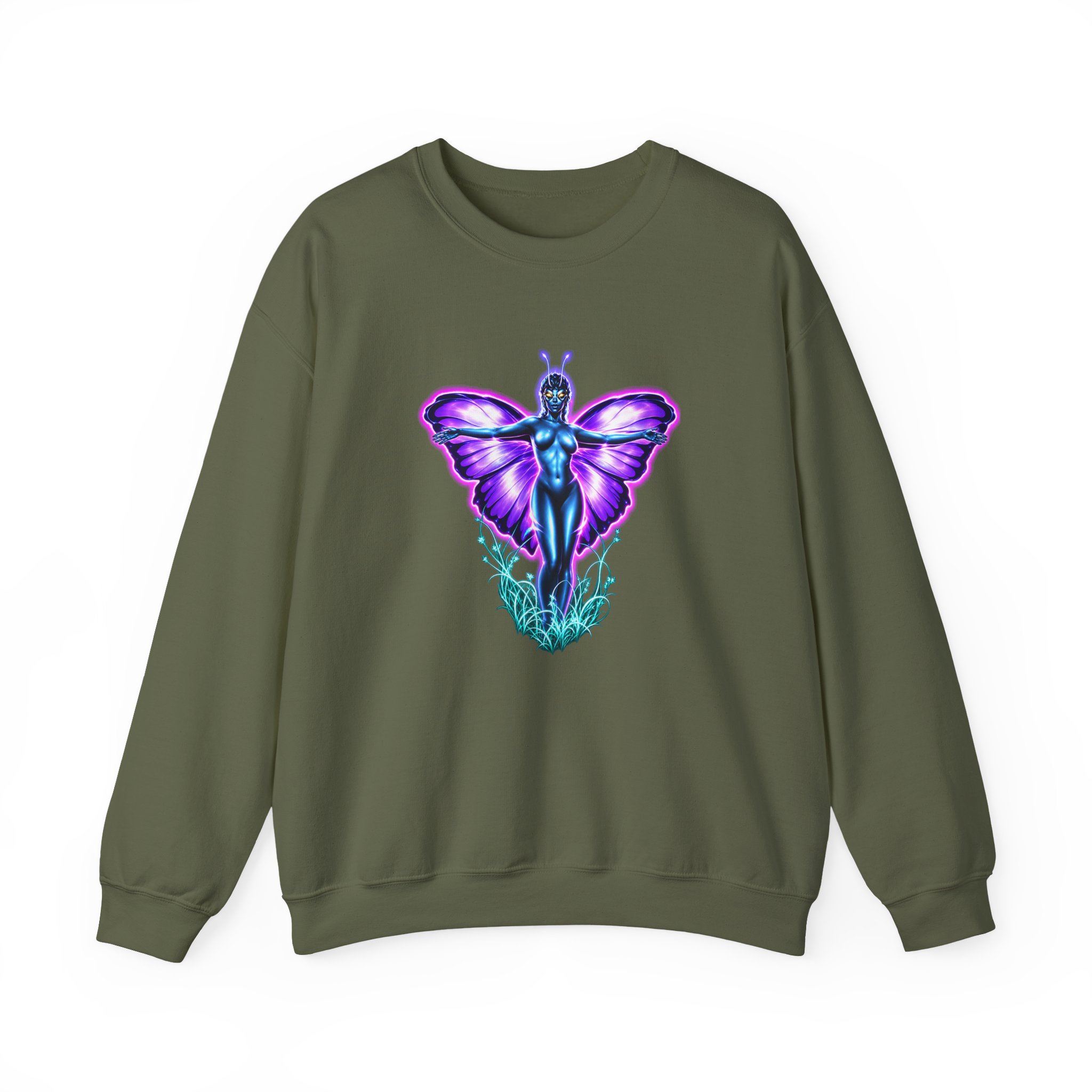 Sza Sos Butterfly Grand National Tour Unisex Heavy Blend™ Crewneck Sweatshirt - Image 7