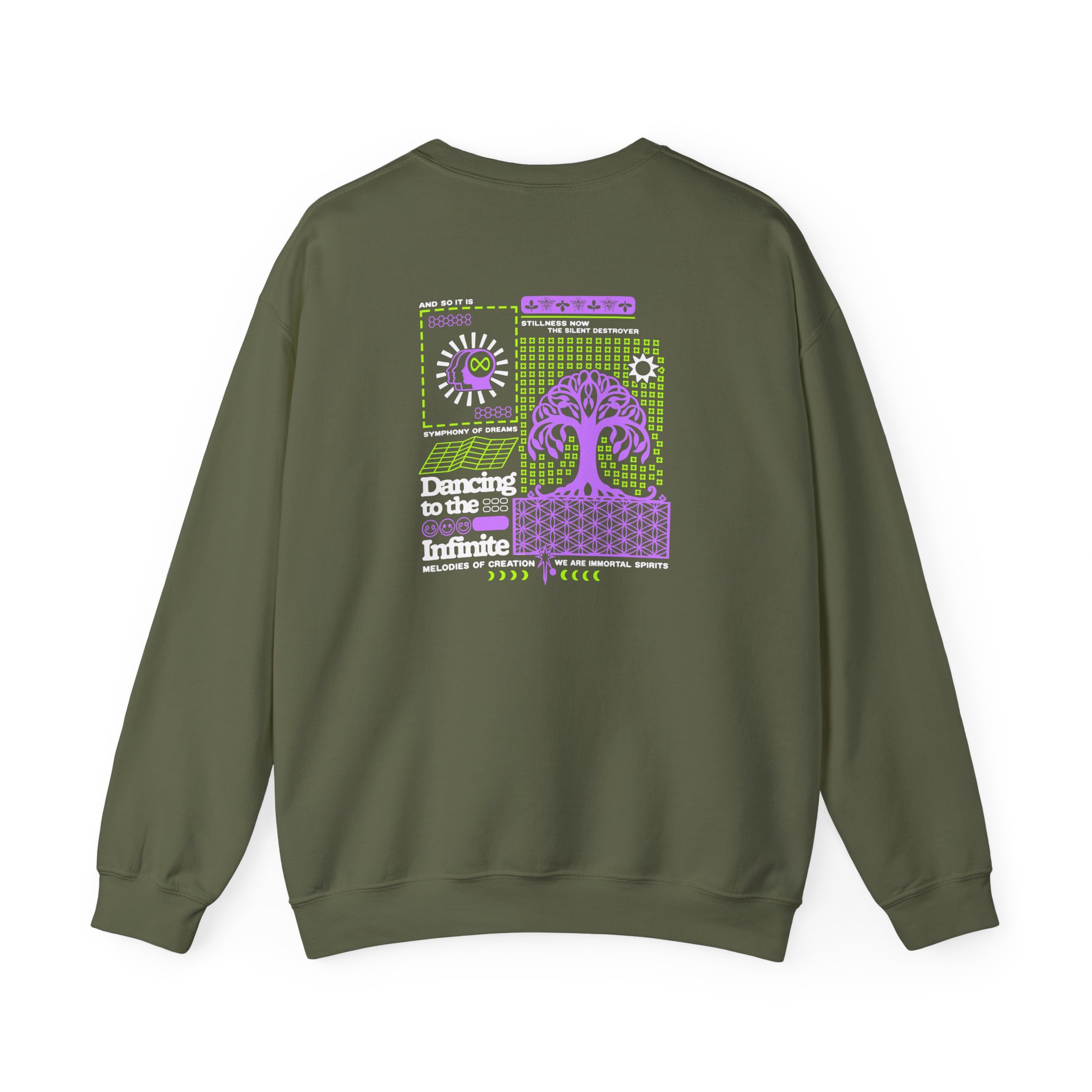Lsdream Infinite Light Unisex Heavy Blend™ Crewneck Sweatshirt - Image 8