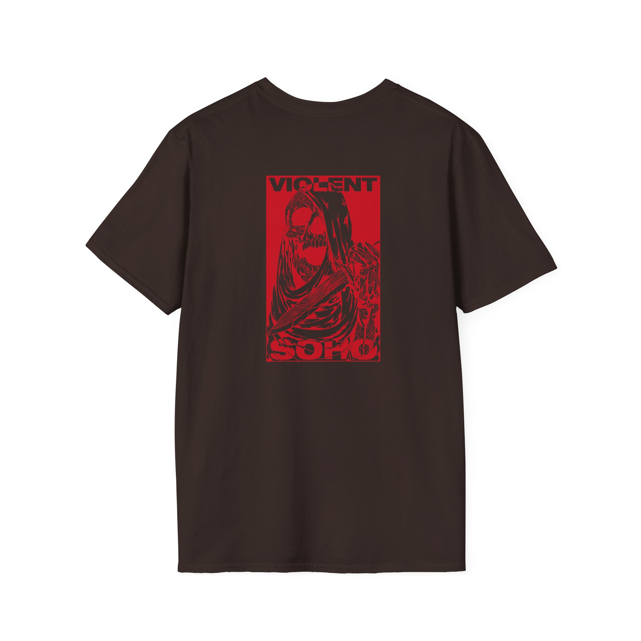 Violent Soho Skull Unisex Softstyle T-Shirt - Image 10