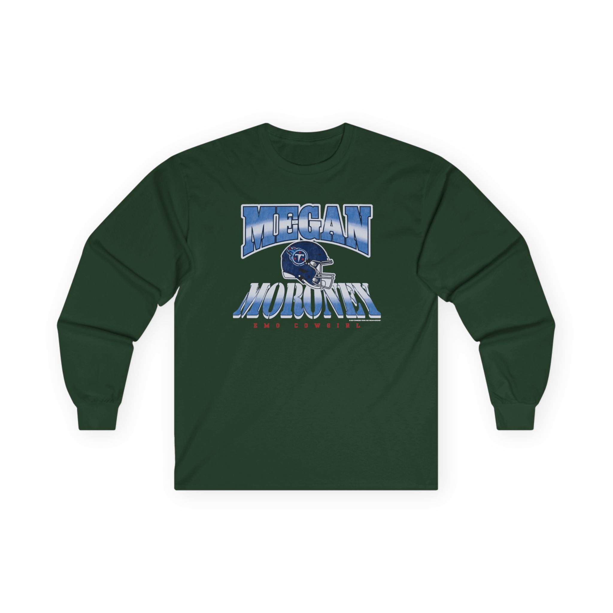 Megan Moroney Titans Helmet Unisex Ultra Cotton Long Sleeve Tee - Image 5