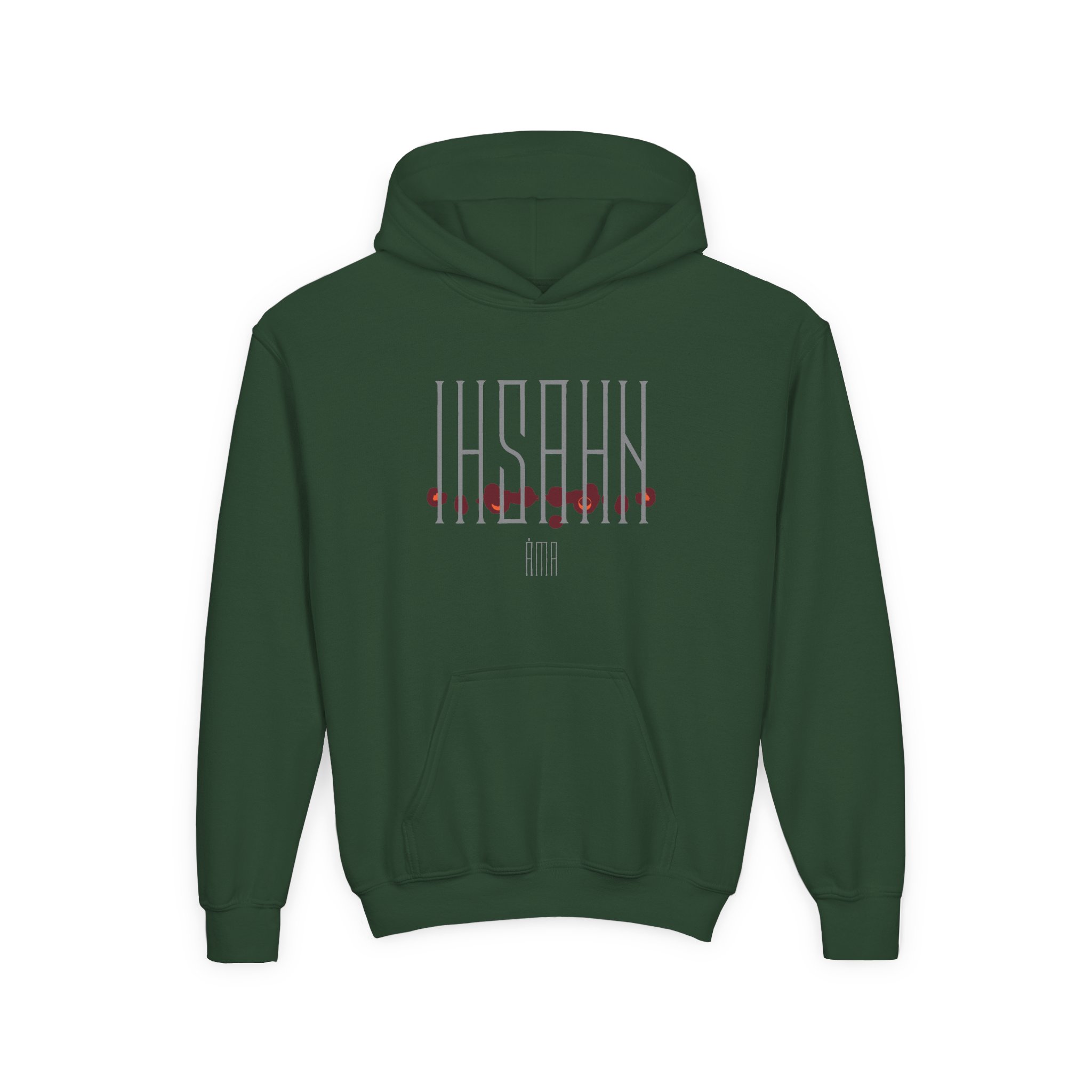 Youth Ihsahn Amr Heavy Blend Hooded Sweatshirt - Image 3