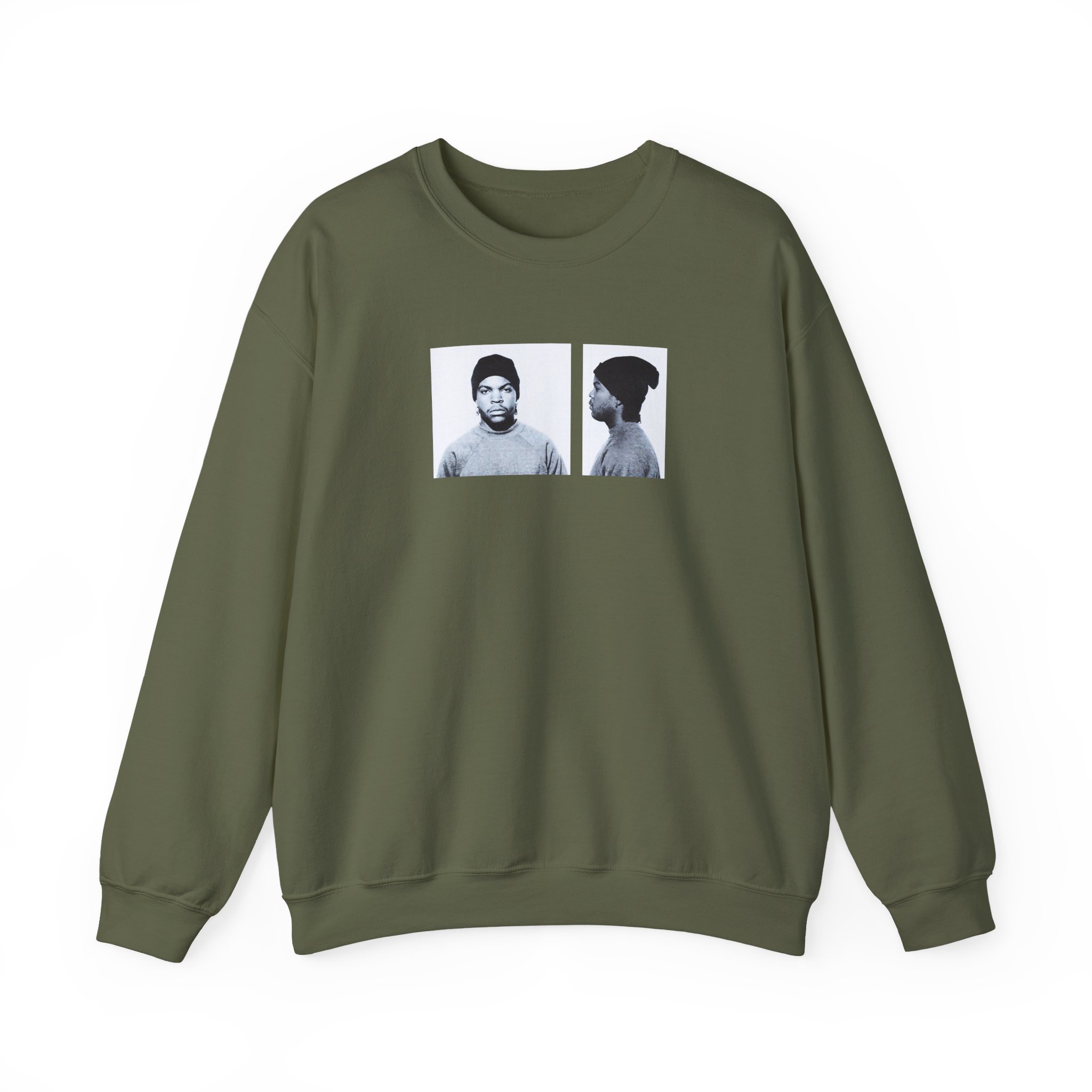 Ice Cube Mug Shot Unisex Heavy Blend™ Crewneck Sweatshirt - Image 7