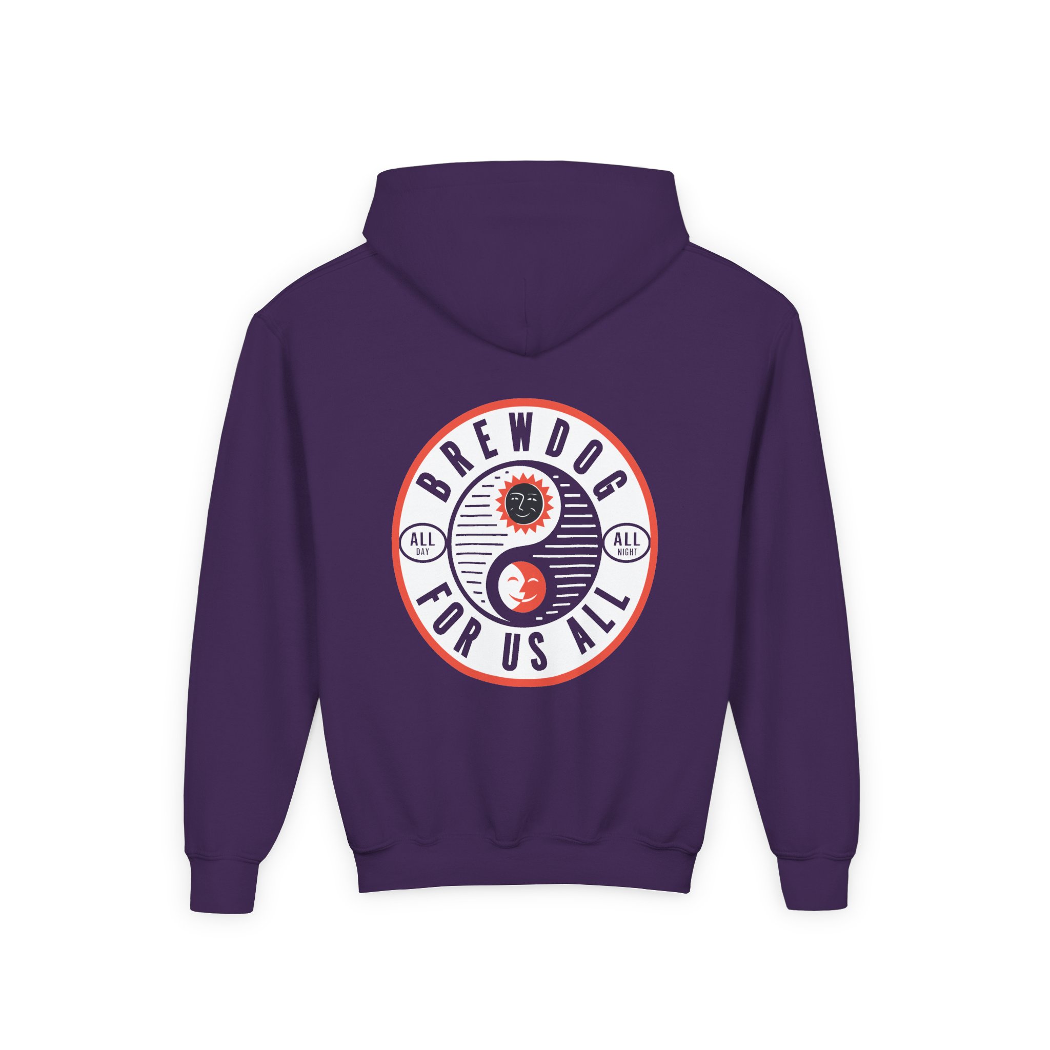 Brewdog All Day All Night Youth Heavy Blend Hooded Sweatshirt - Image 12