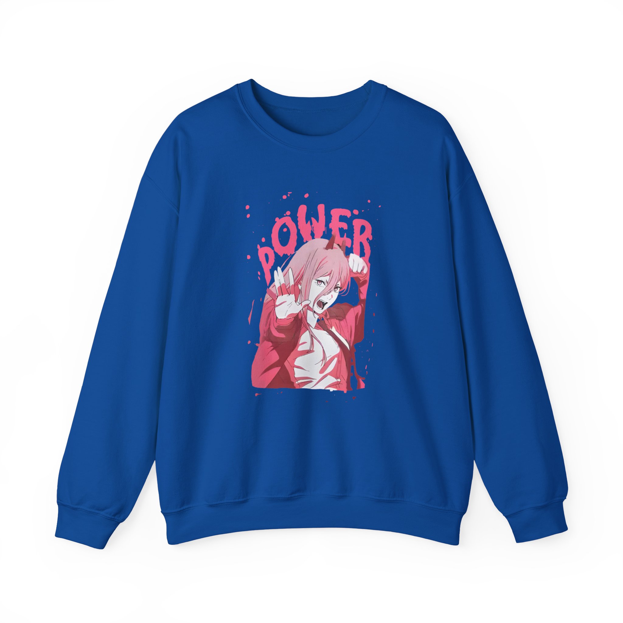 Chainsaw Man Power Splatter Unisex Heavy Blend™ Crewneck Sweatshirt - Image 9