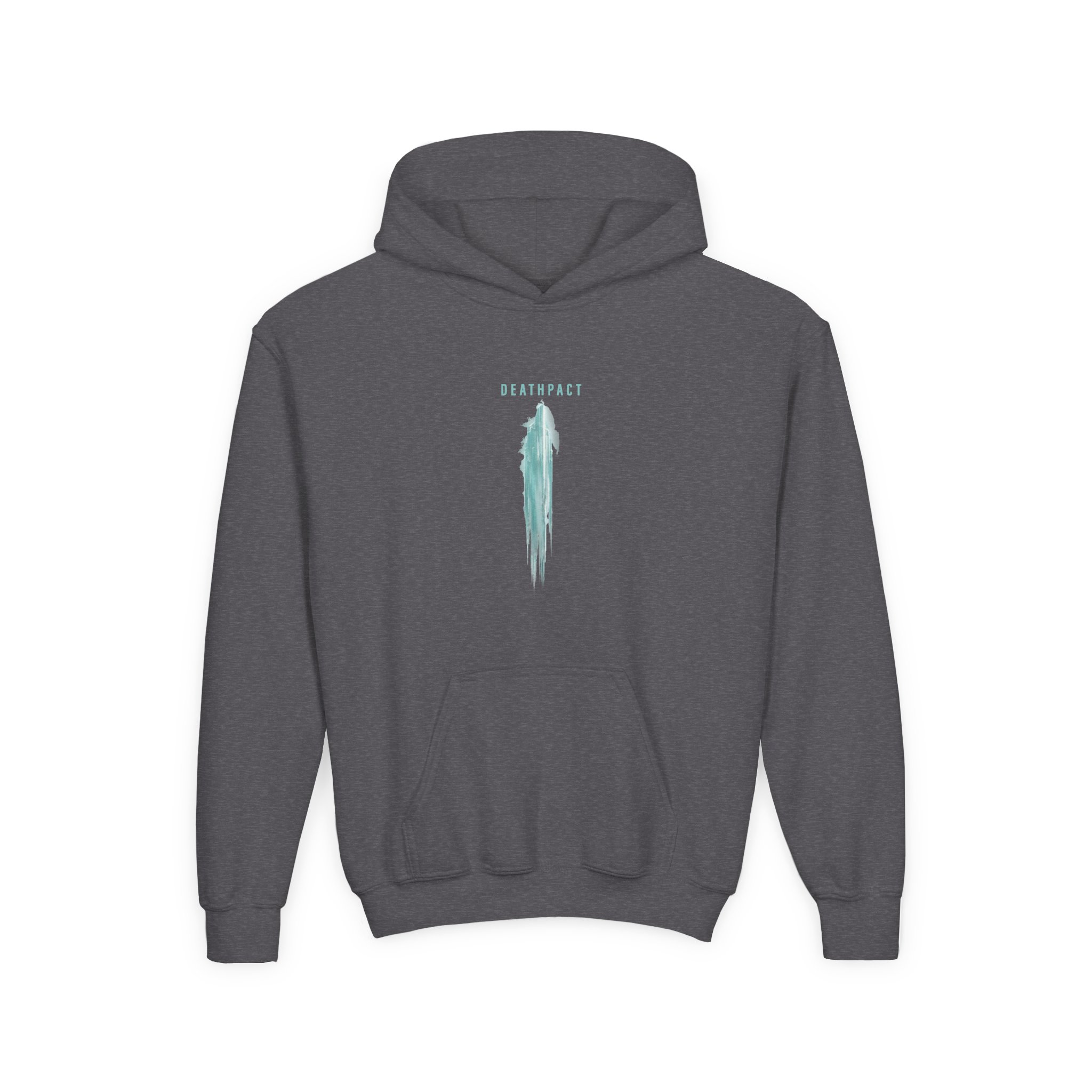 Deathpact Ice Crystal Youth Heavy Blend Hooded Sweatshirt - Image 7