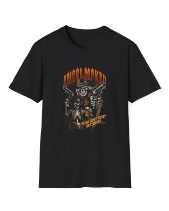 Angelmaker Wild West Coast Dye Unisex Softstyle T-Shirt