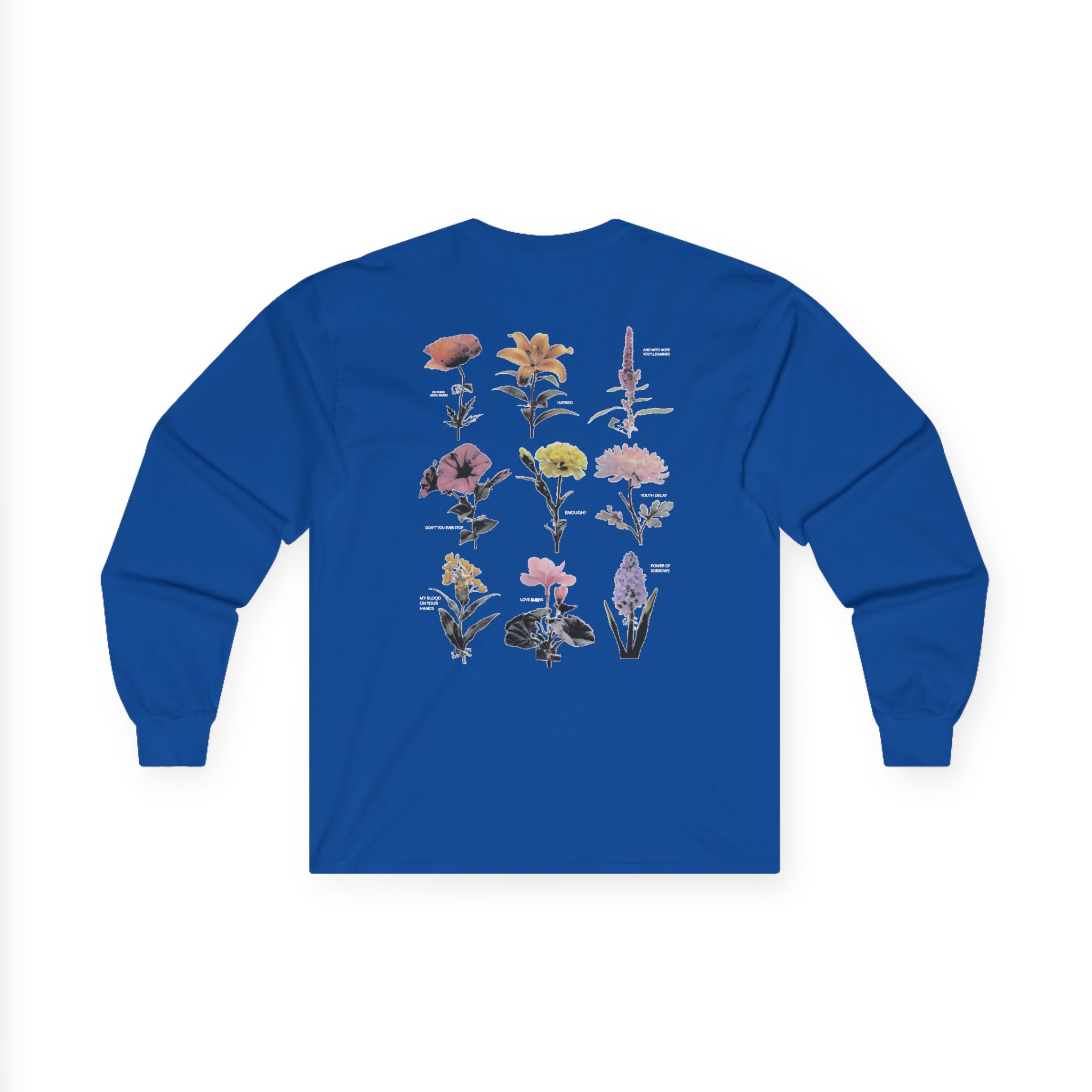 Paleface Swiss Hidden Flowers Unisex Ultra Cotton Long Sleeve Tee - Image 10