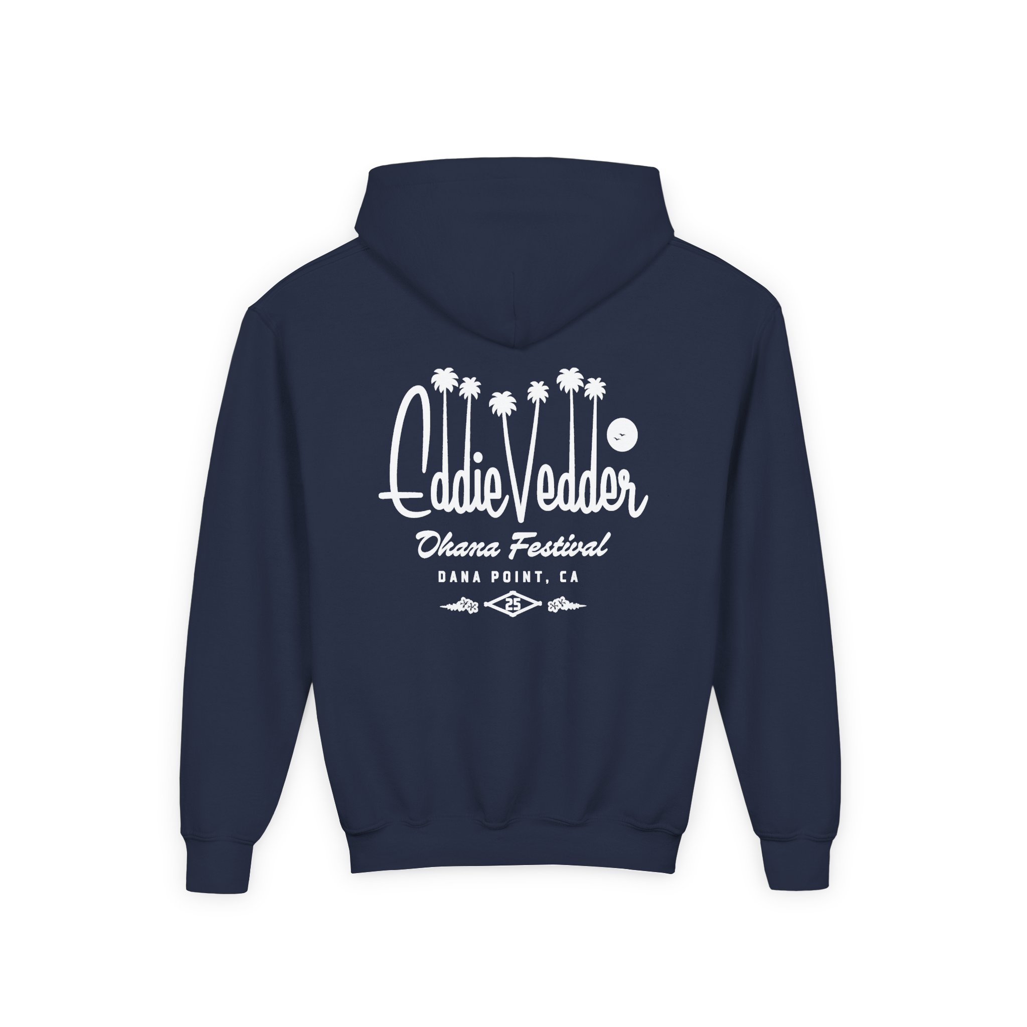 Eddie Vedder Palm Script Youth Heavy Blend Hooded Sweatshirt - Image 12