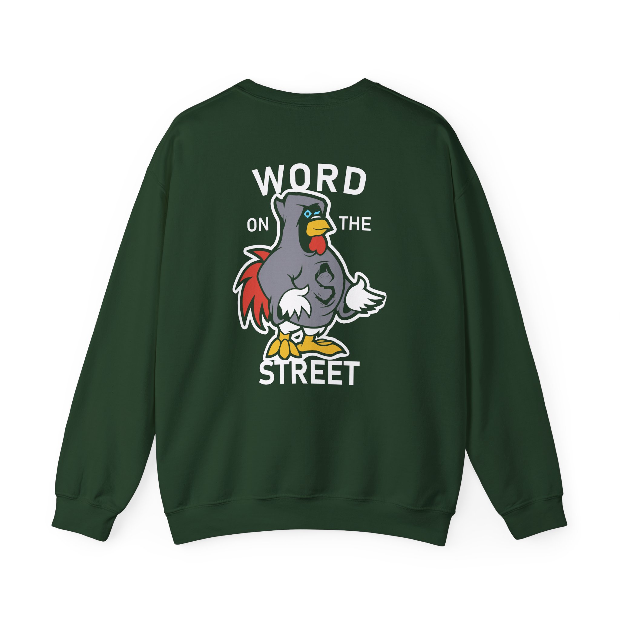 Shroud Chicken Word On The Street Unisex Heavy Blend™ Crewneck Sweatshirt - Image 8