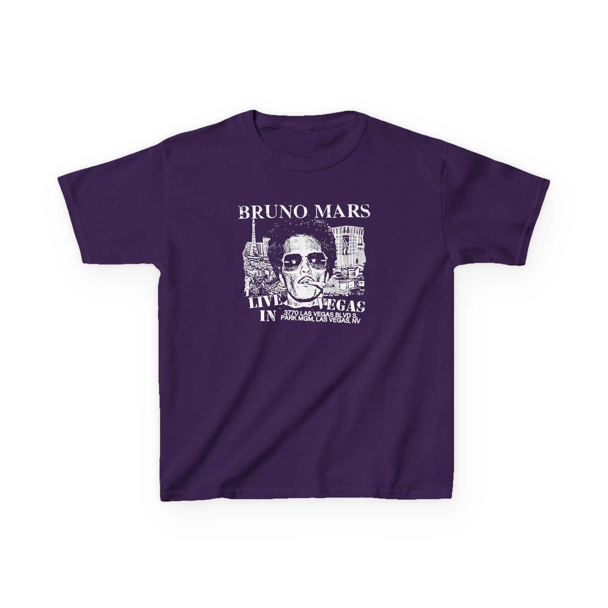 Kids Bruno Mars Live In Vegas Heavy Cotton™ Tee - Image 5