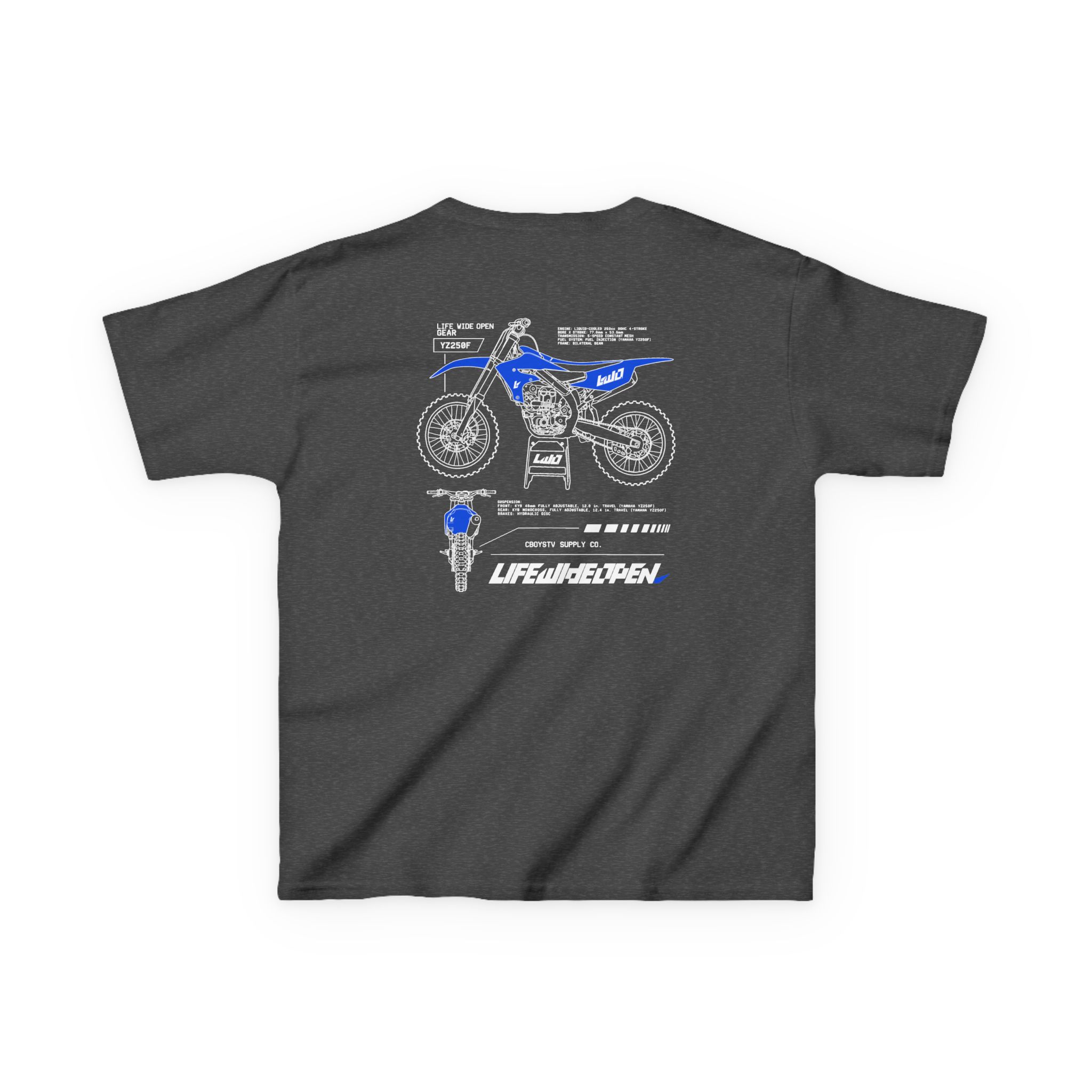 Kids Cboystv Yamaha Spec Heavy Cotton™ Tee - Image 12