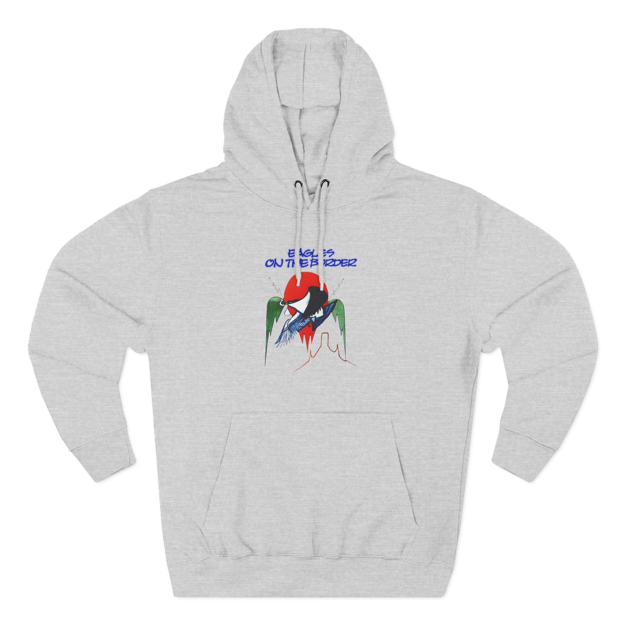 The Eagles on the Border Three-Panel Fleece Hoodie - Image 3