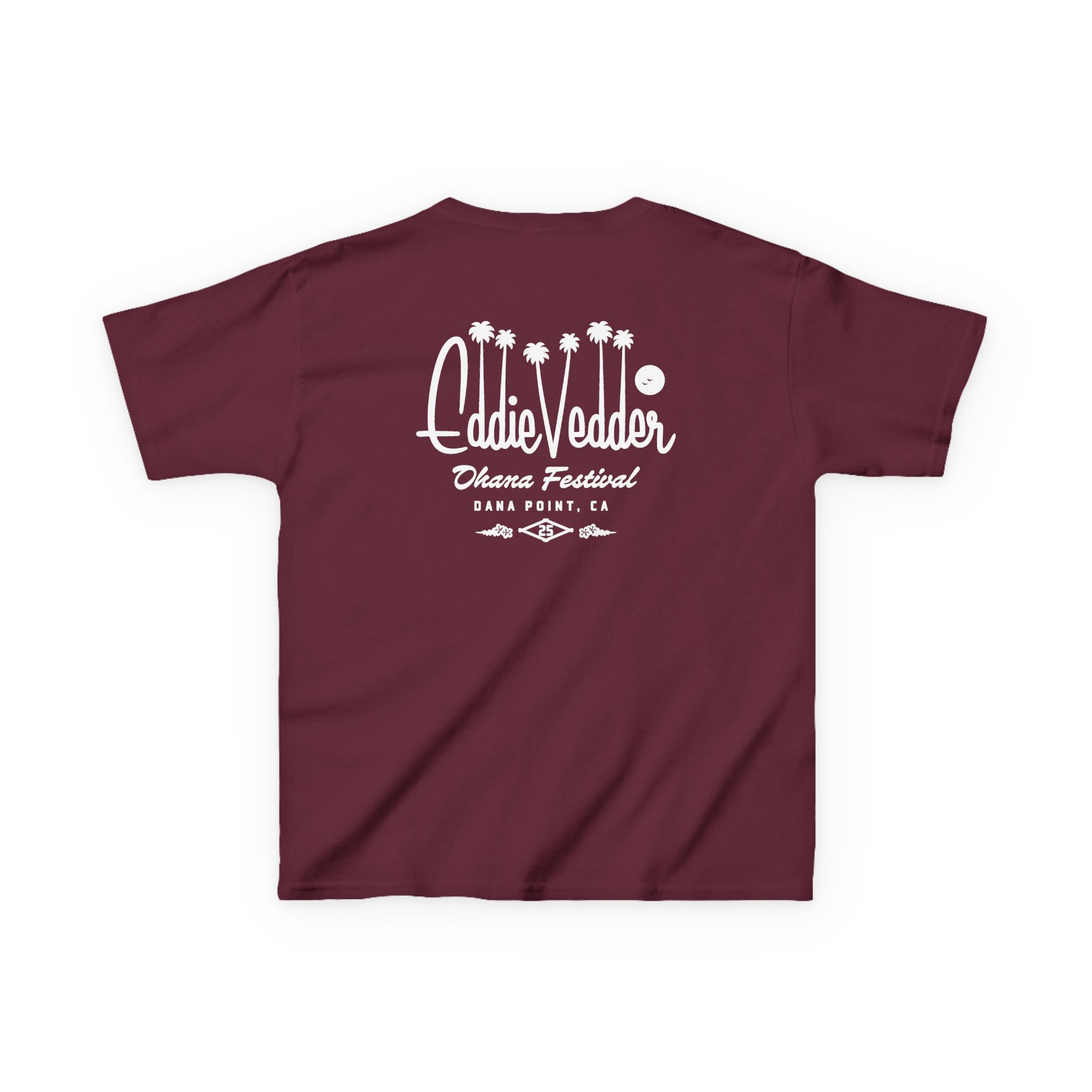 Eddie Vedder Palm Script Kids Heavy Cotton™ Tee - Image 4