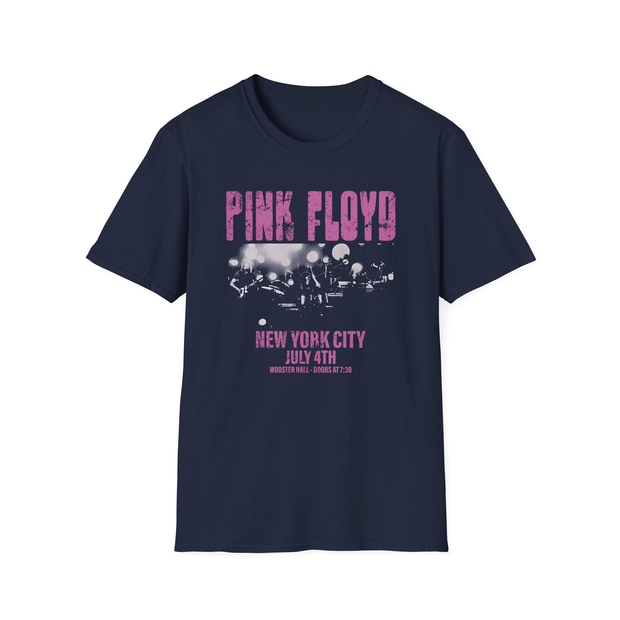 Pink Floyd July 4th NYC Unisex Softstyle T-shirt - Image 7