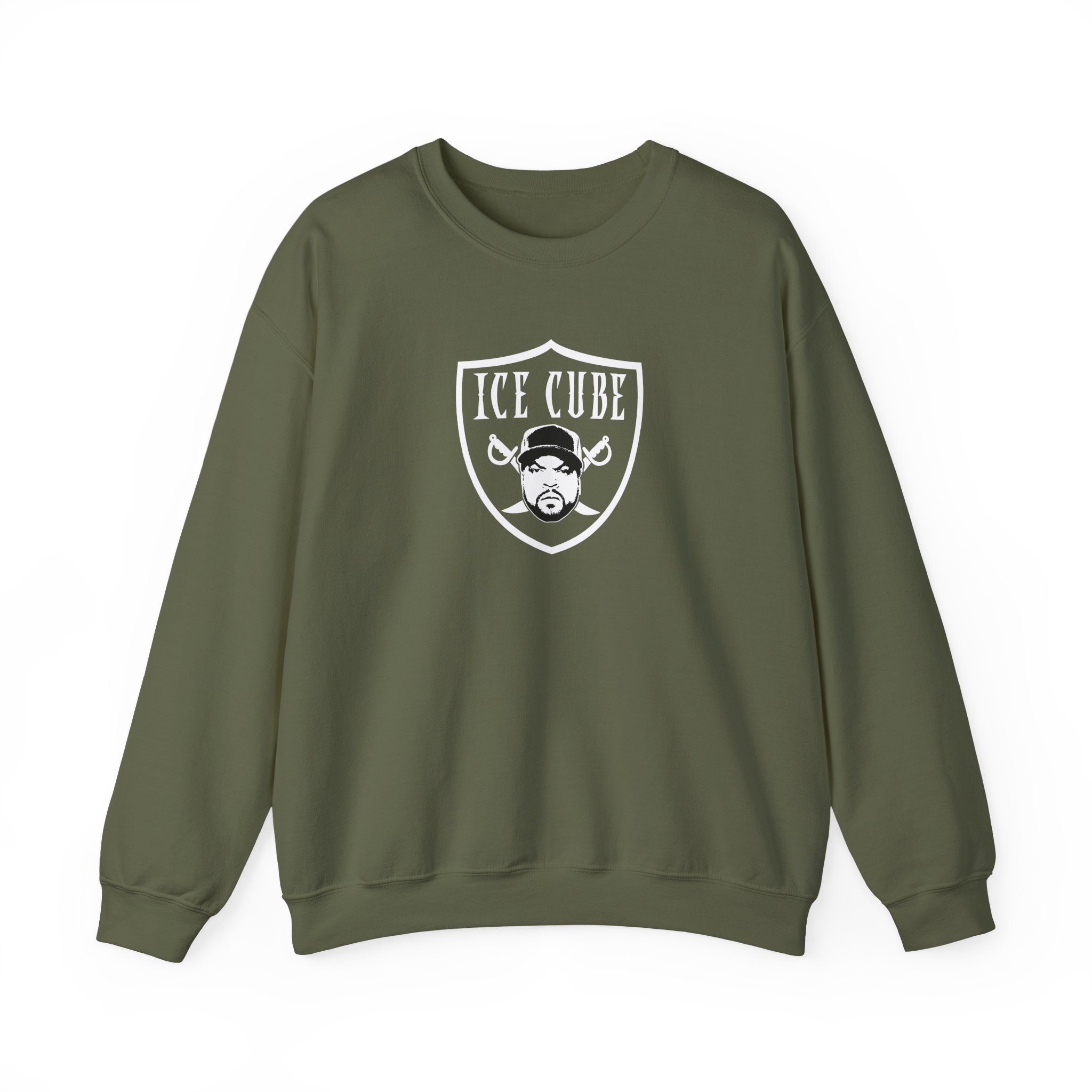 Ice Cube Shield Logo Unisex Heavy Blend™ Crewneck Sweatshirt - Image 5