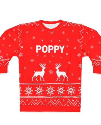 Poppy Unisex Sweatshirt (AOP)
