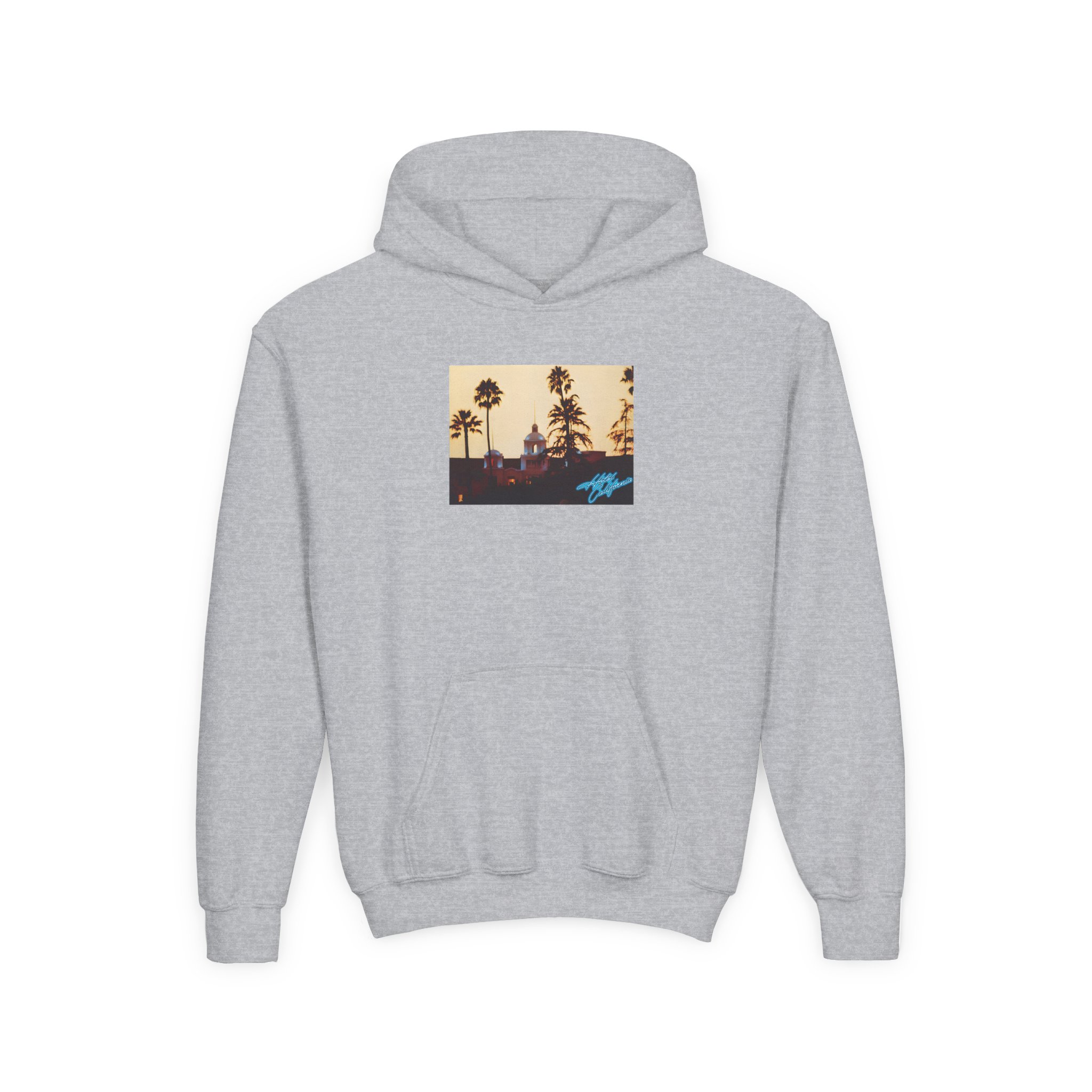 Youth The Eagles Hotel California Heavy Blend Hooded Sweatshirt - Image 5