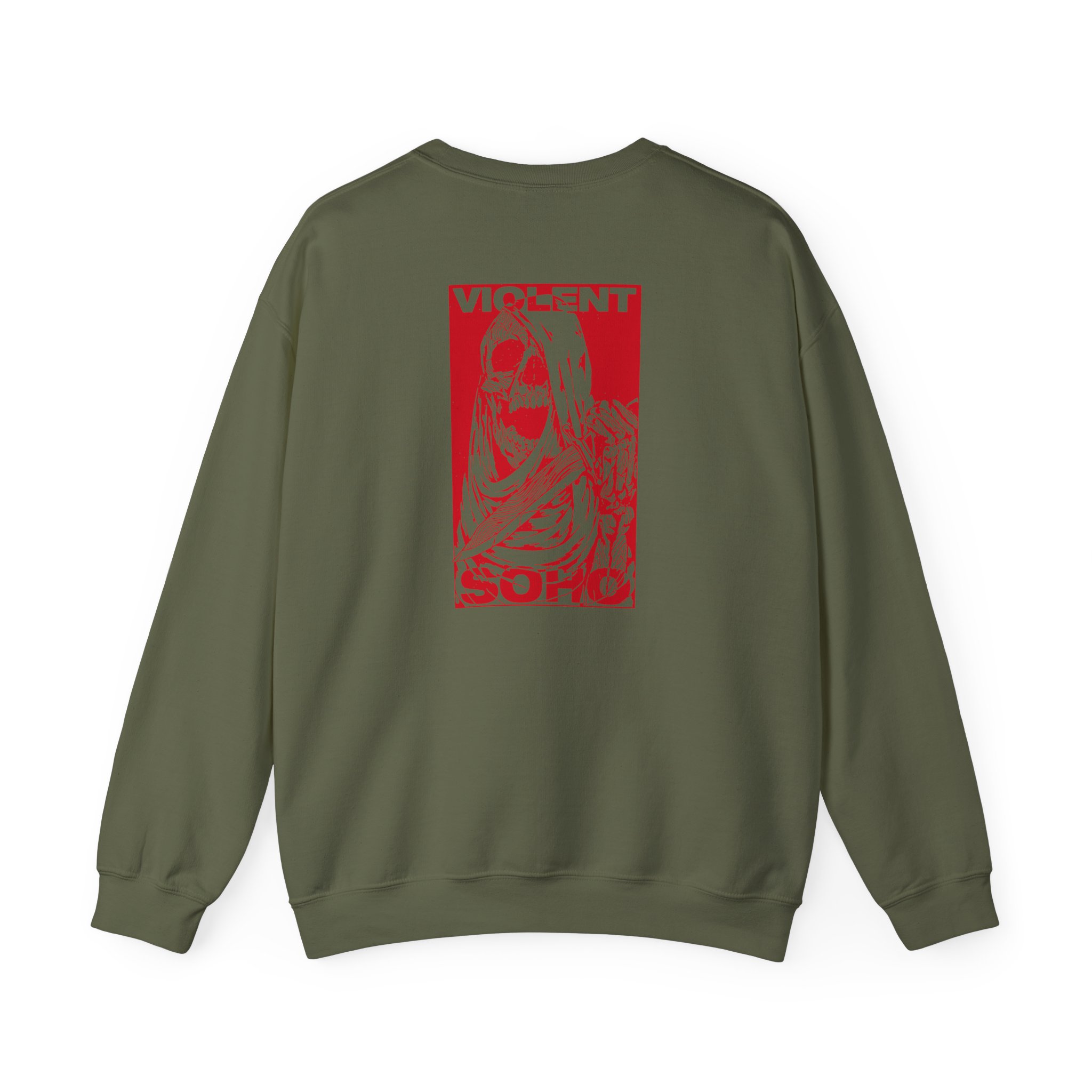Violent Soho Skull Unisex Heavy Blend™ Crewneck Sweatshirt - Image 12