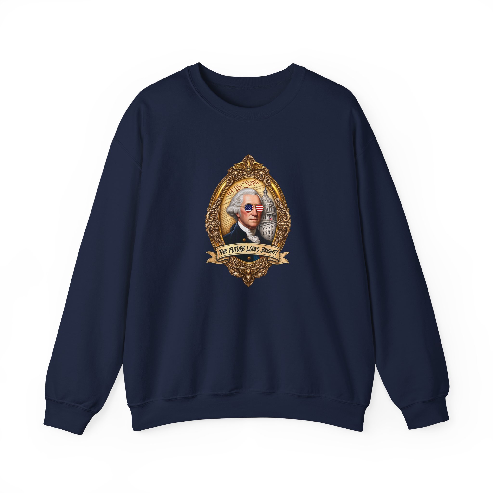 Valuetainment George Washington Unisex Heavy Blend™ Crewneck Sweatshirt