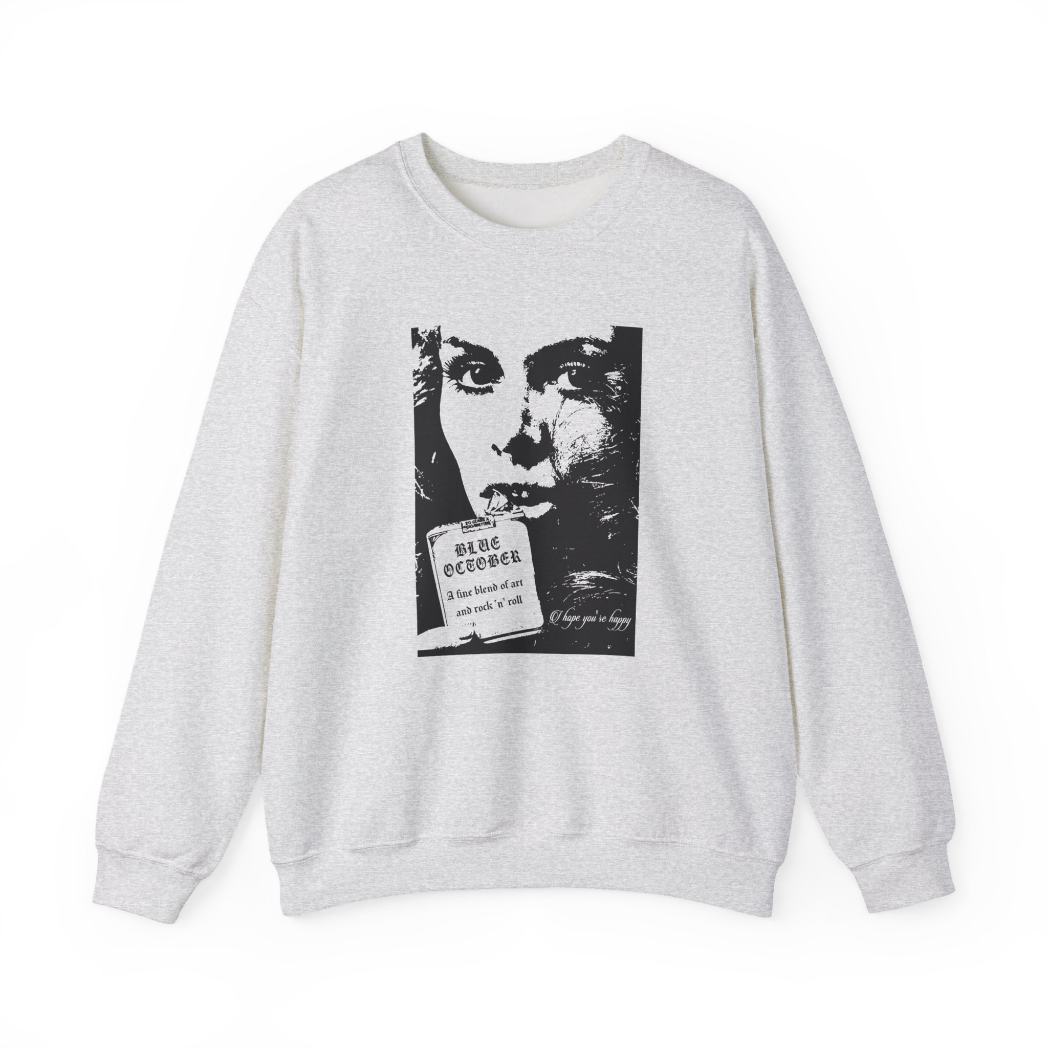 Blue October a Fine Blend Unisex Heavy Blend™ Crewneck Sweatshirt - Image 7