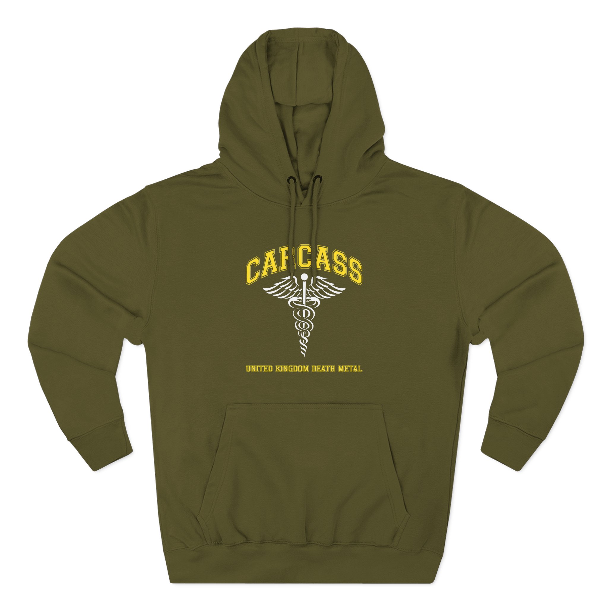 Carcass UKDM Three-Panel Fleece Hoodie - Image 5