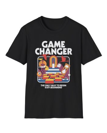 Dropout Game Changer Ringer Unisex Softstyle T-Shirt