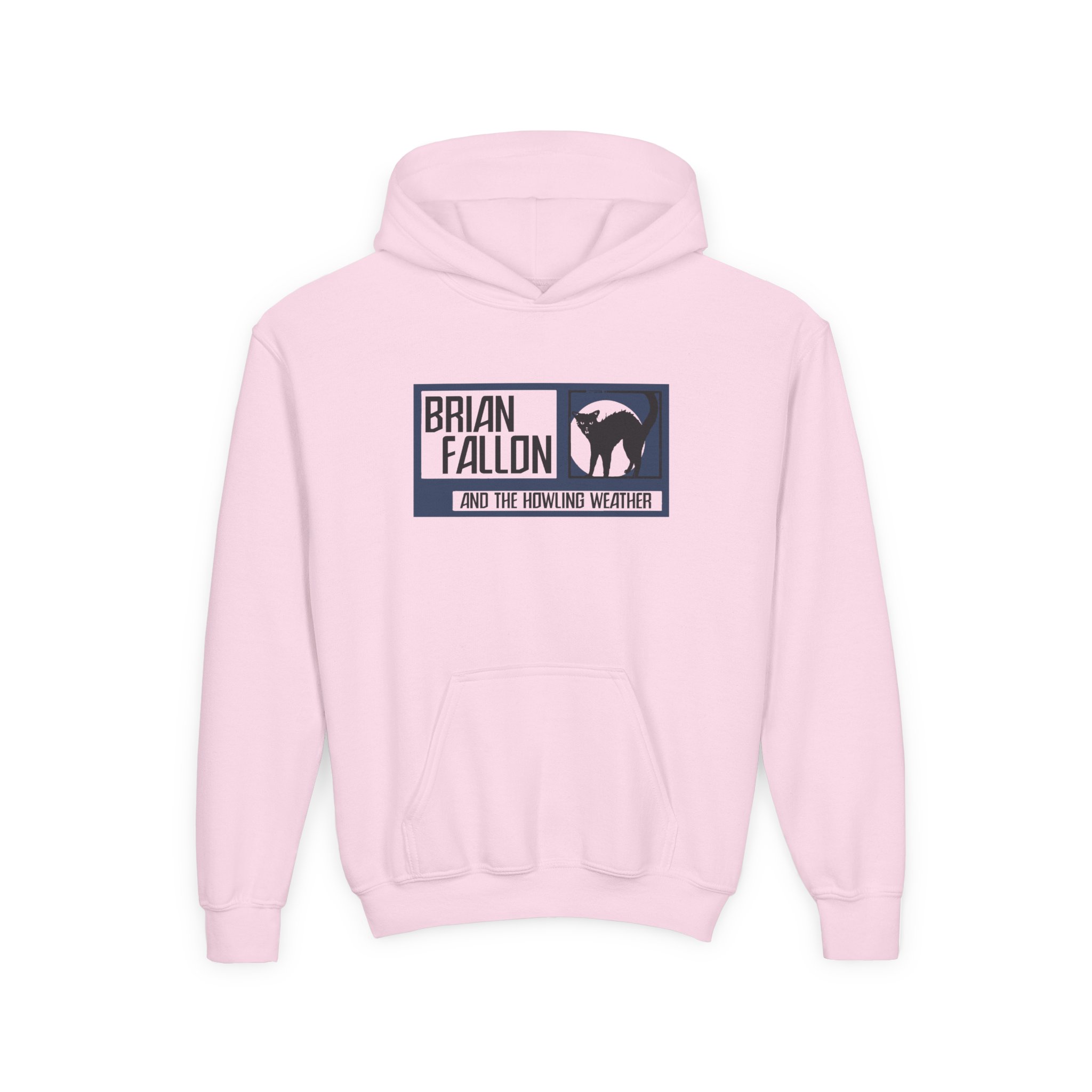 Brian Fallon Cat Youth Heavy Blend Hooded Sweatshirt - Image 7