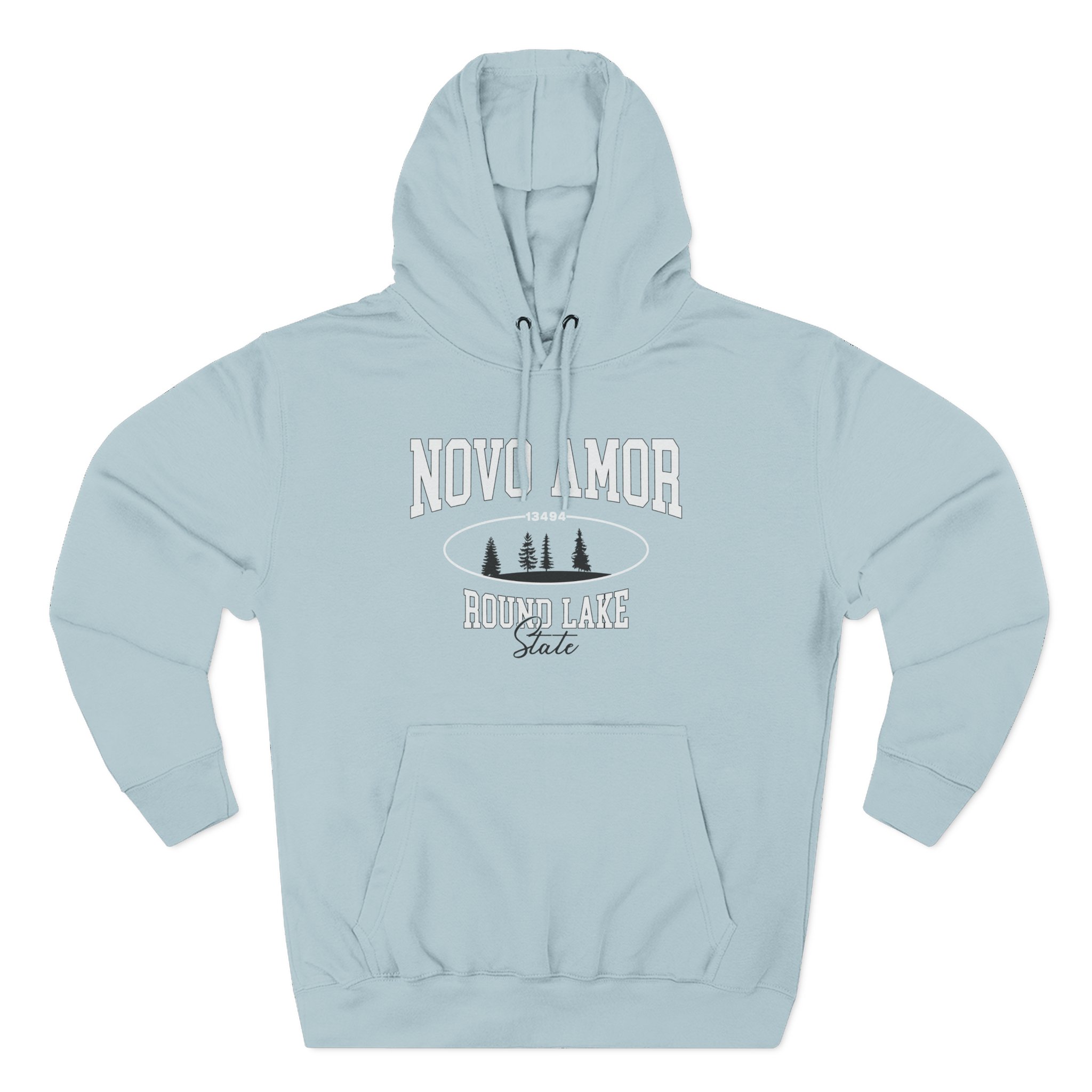 Novo Amor Round Lake State Three-Panel Fleece Hoodie - Image 5