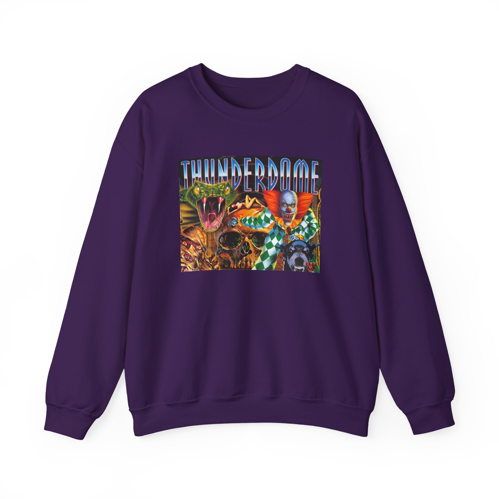 Thunderdome Hardcore Will Never Die Unisex Heavy Blend™ Crewneck Sweatshirt - Image 15